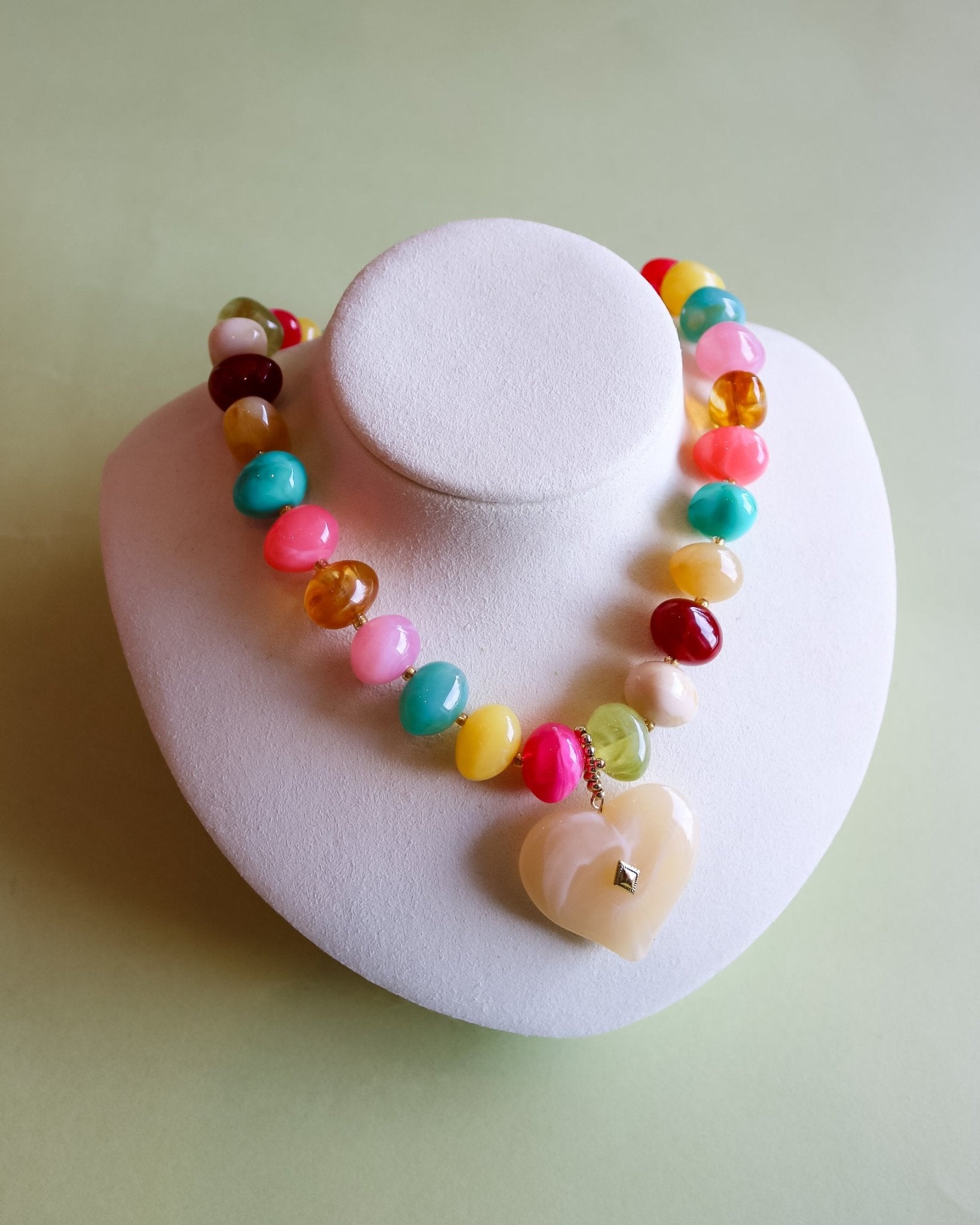 Holden Heart Necklace - Multi - Olive You BoutiqueGemelli235862Holden - Multi