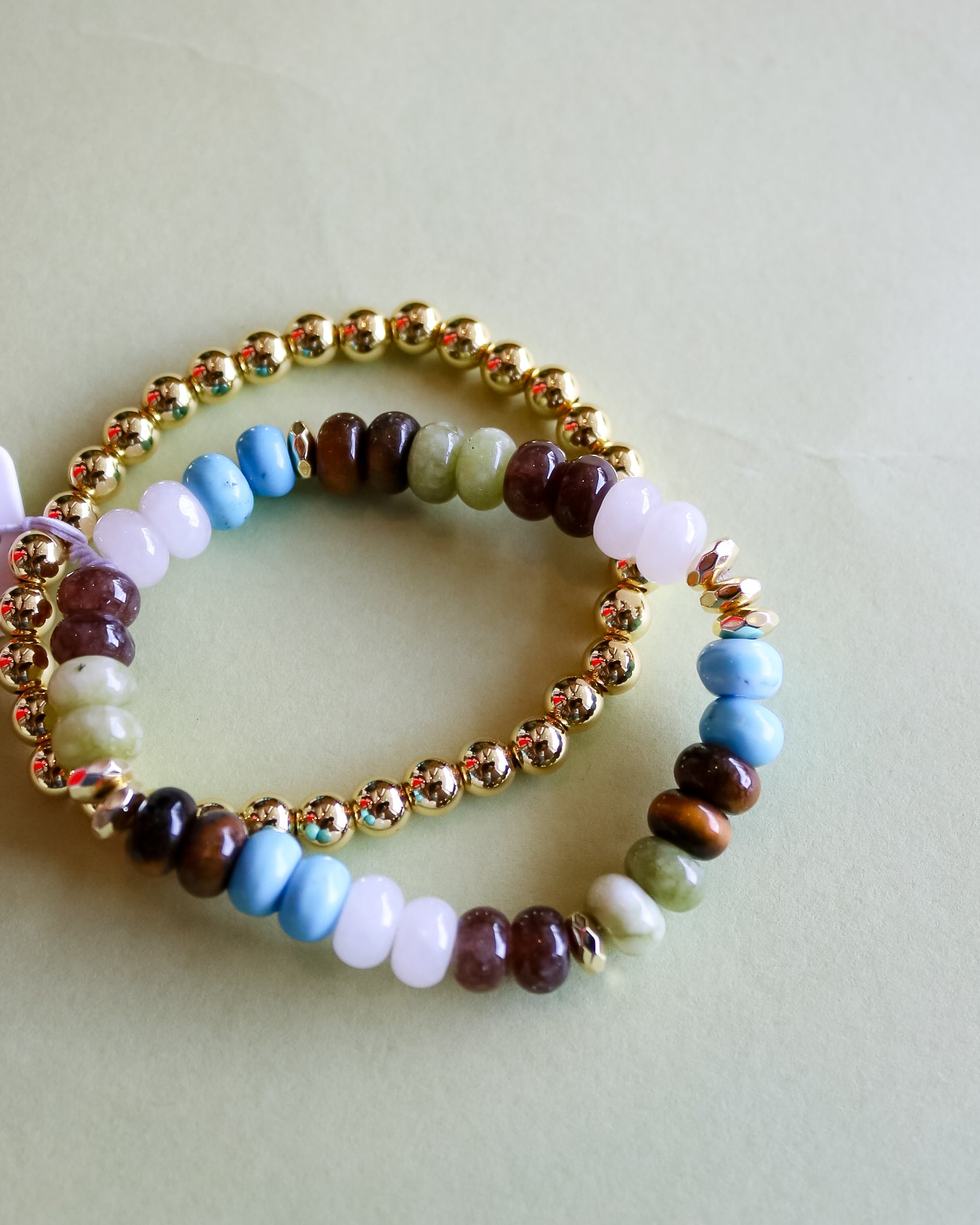 Jamie Stretch Bracelet Set - Brown/Turquoise - Olive You BoutiqueGemelli235885Jamie - Brown/Turq