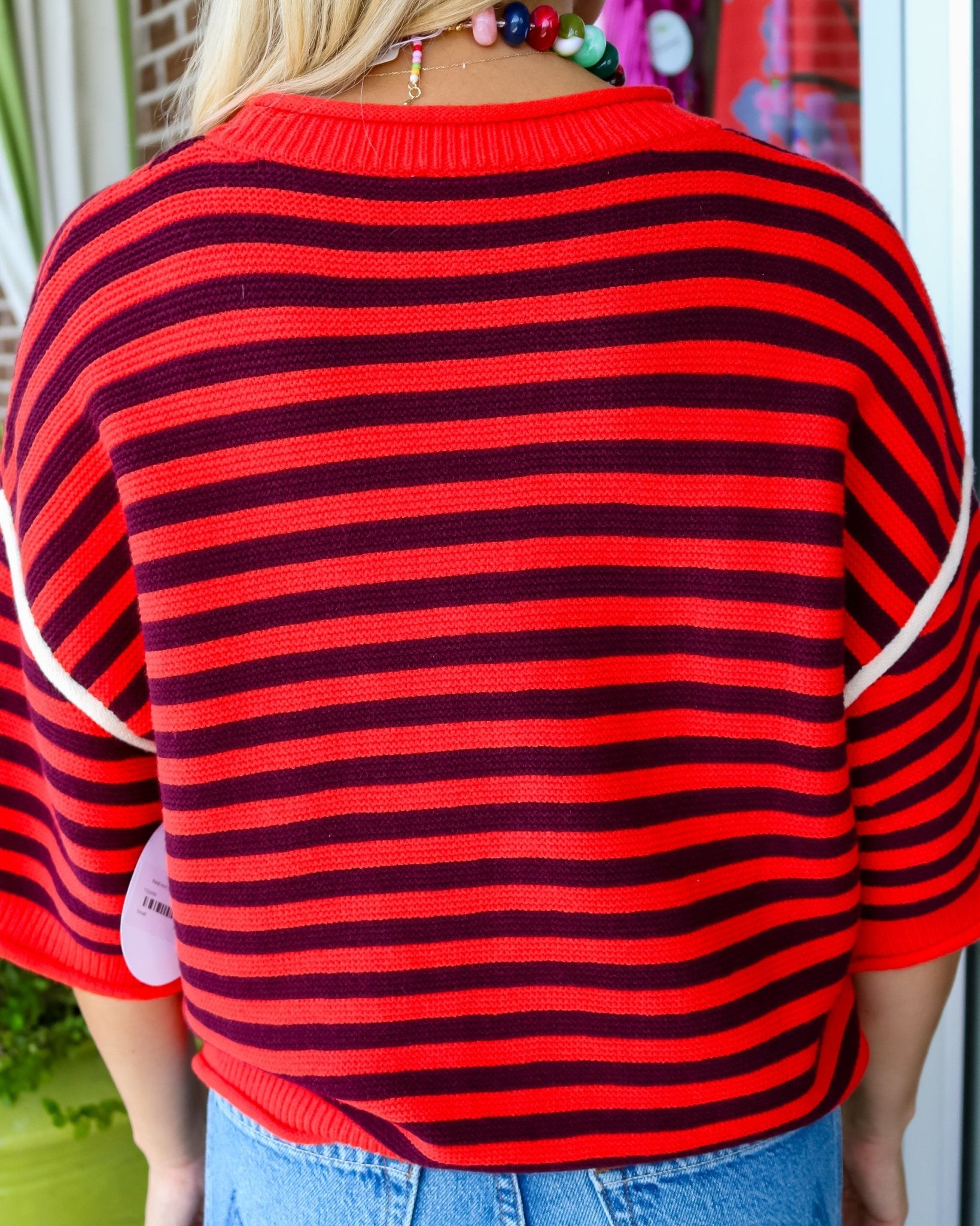 Red Hot Stripe Sweater - Olive You BoutiqueOLIVE YOU236591T31659
