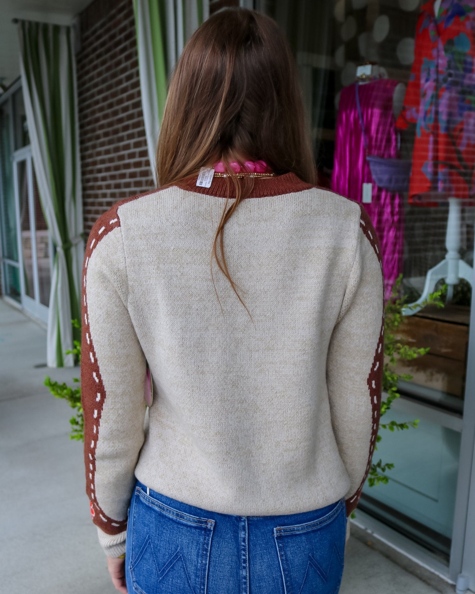 Flower Print Sweater (Available in 2 Colorways) - Olive You BoutiqueTHML236477WK0837