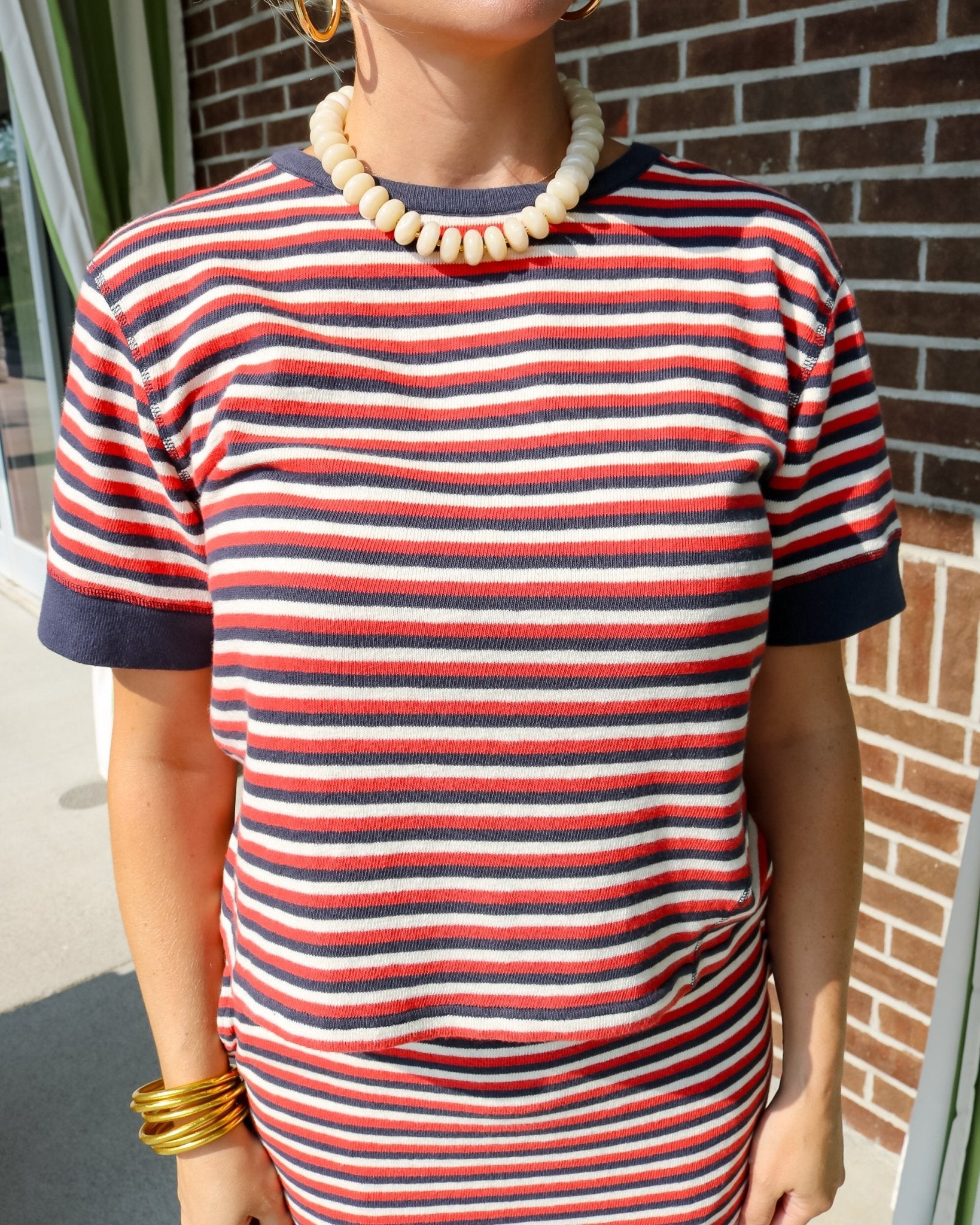 Le Nateau Stripe Tee - Olive You BoutiqueClare V.230974CVA1000726