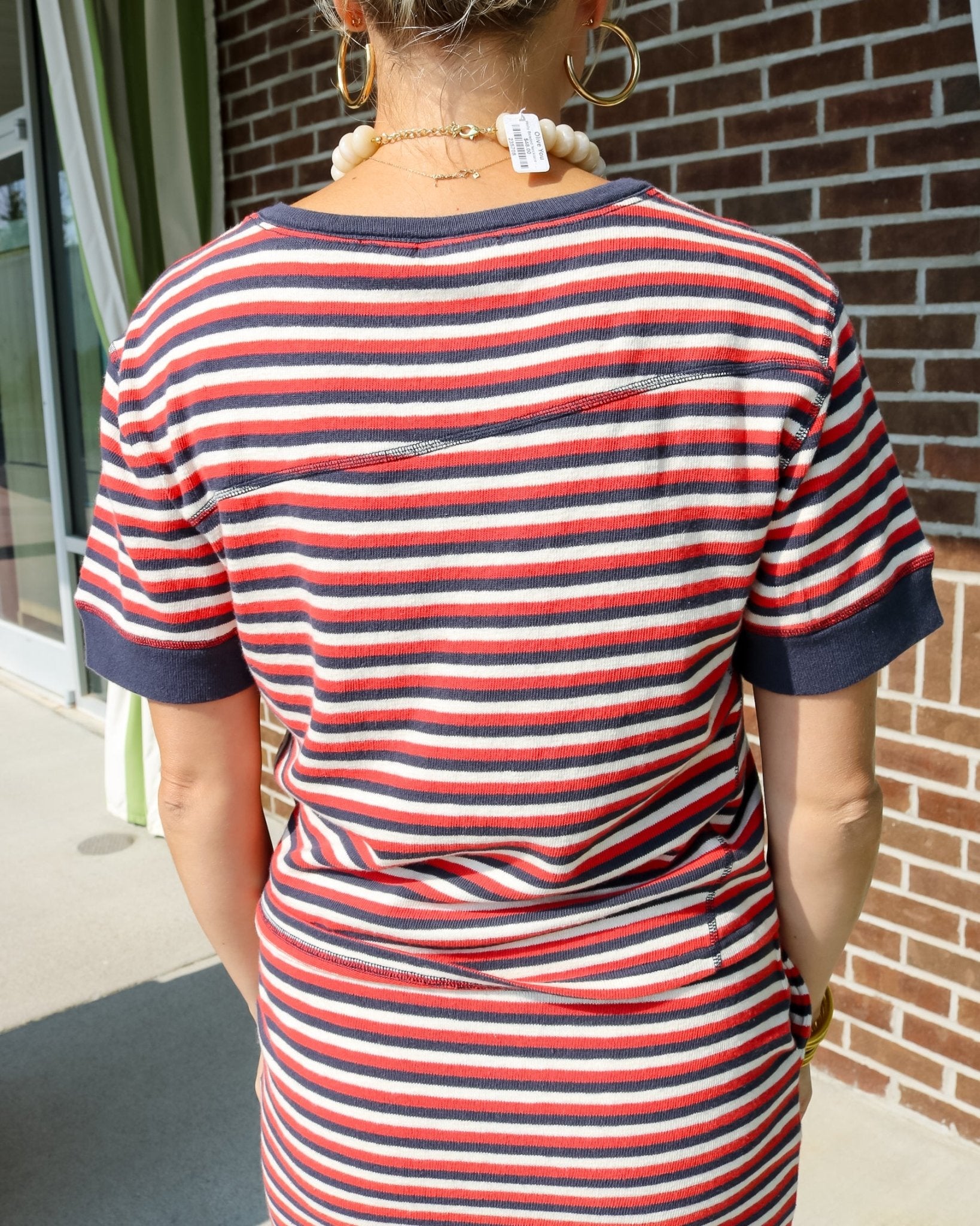 Le Nateau Stripe Tee - Olive You BoutiqueClare V.230974CVA1000726