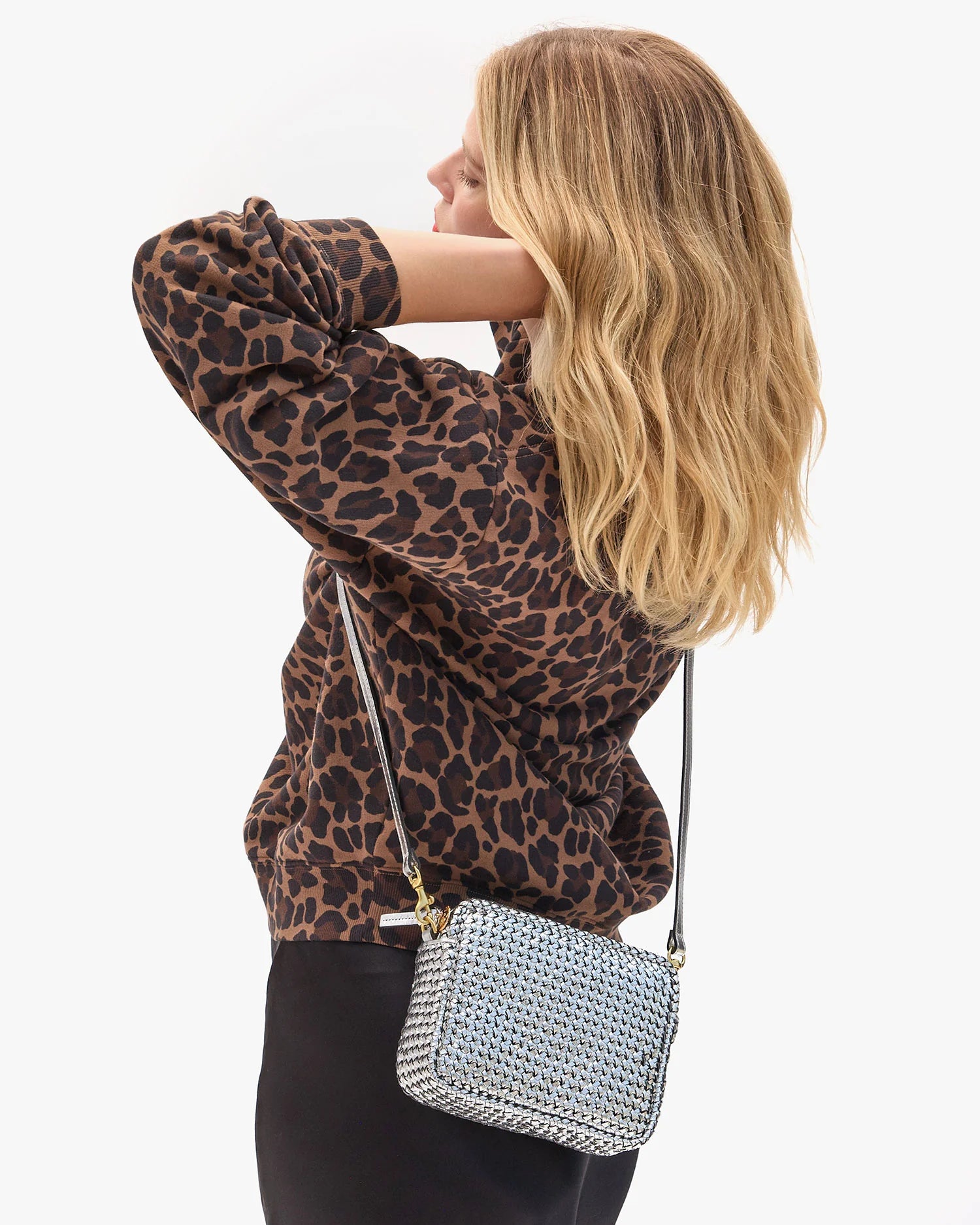 MIDI SAC WOVEN HANDBAG - Olive You BoutiqueClare V.222972