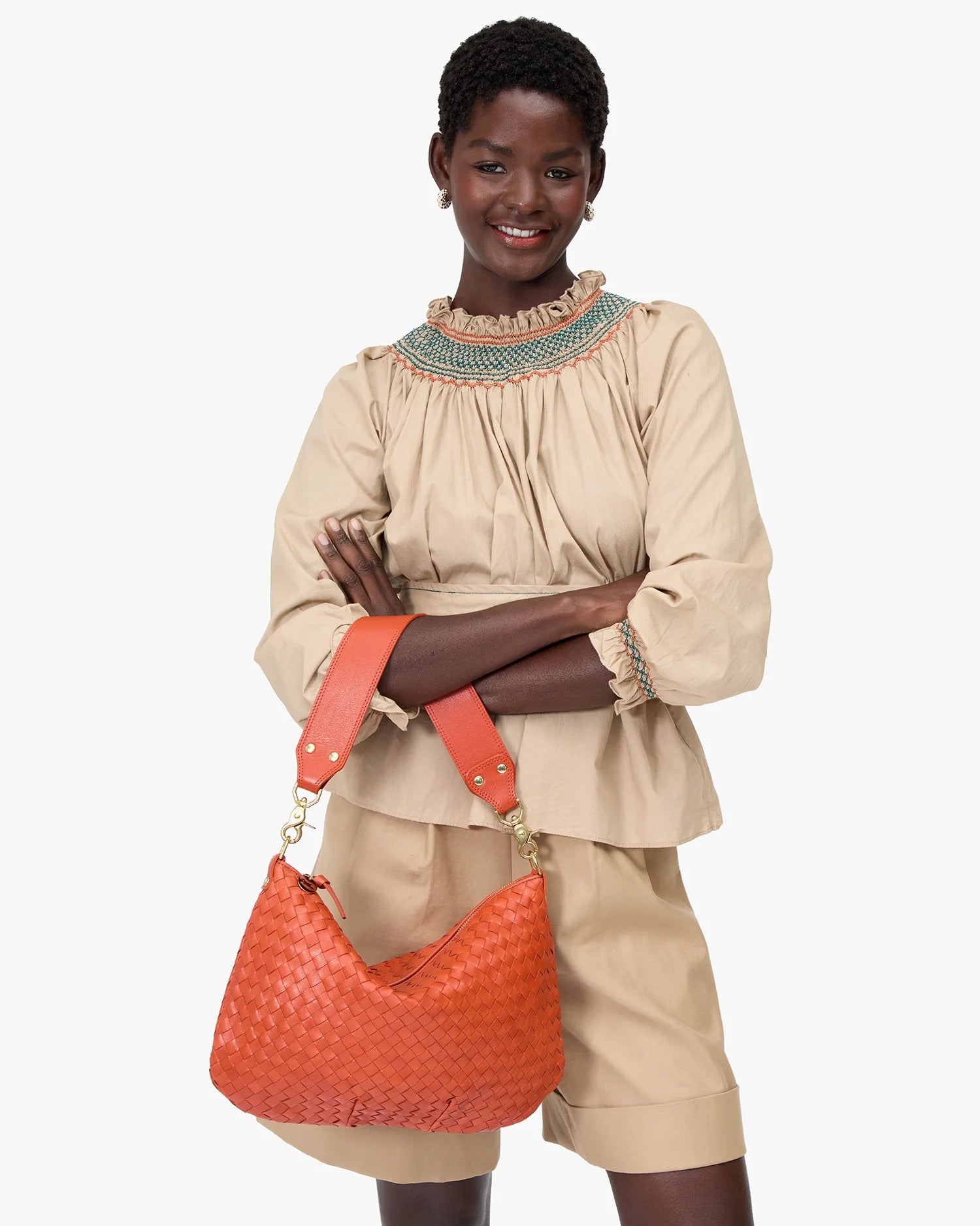 Moyen Messenger Woven Diagonal - Olive You BoutiqueClare V.230837CVH1000642