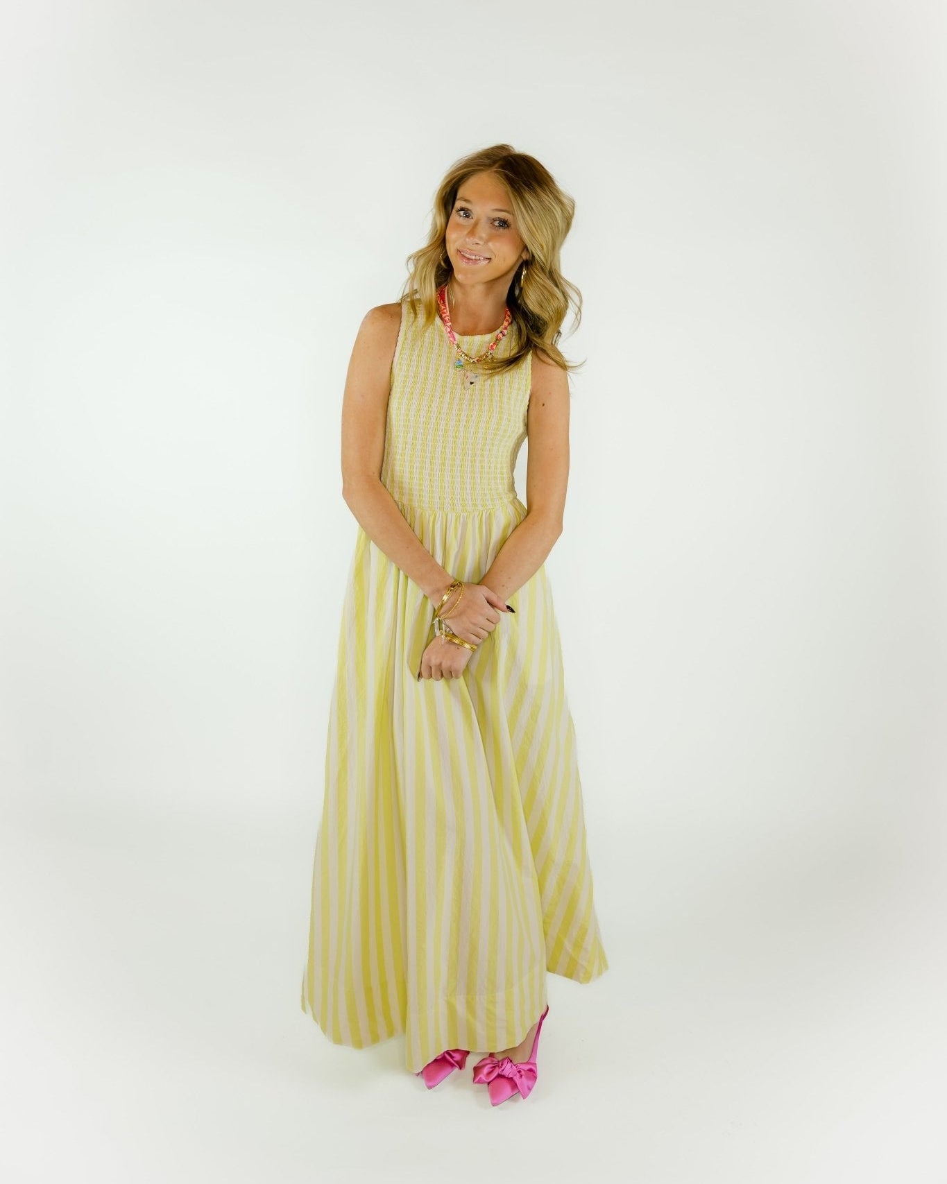 Darcy Poplin Smocked Midi Dress - Olive You BoutiqueMARINE LAYER227011