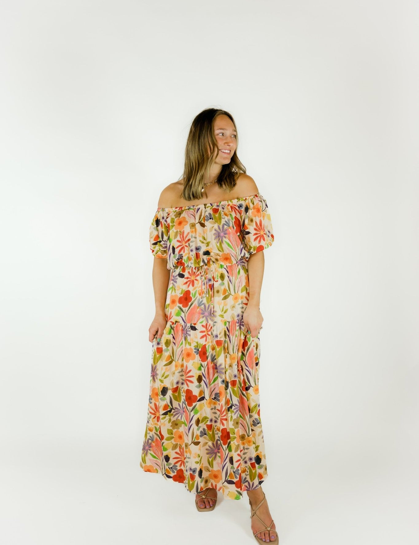 Floral Happiness Midi Skirt - Olive You BoutiqueOLIVE YOU230805