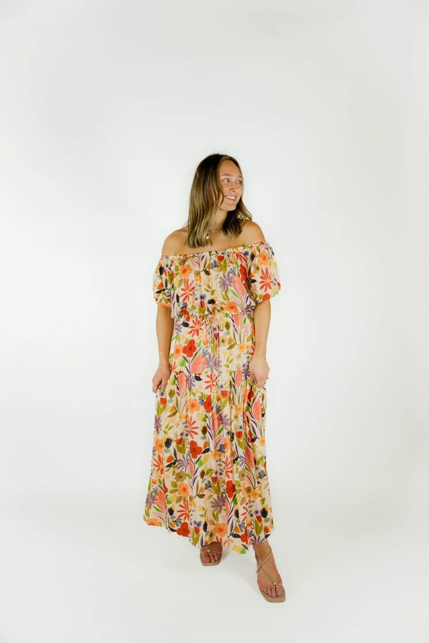 Floral Happiness Midi Skirt - Olive You BoutiqueOLIVE YOU230805