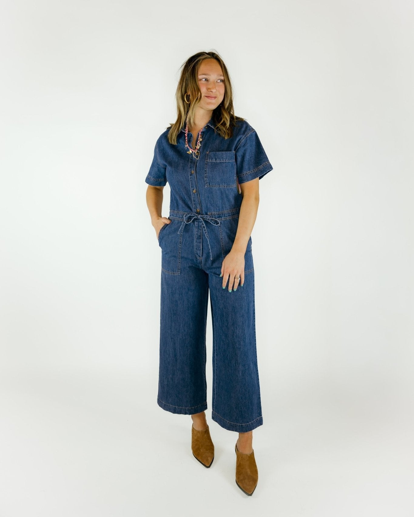 Elsie Denim Jumpsuit - Olive You BoutiqueZ SUPPLY, INC.230070