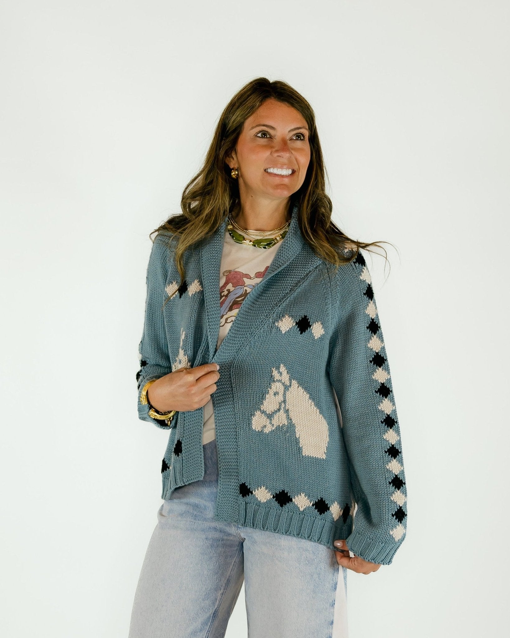 Stable Lodge Cardigan - Olive You BoutiqueTHE GREAT229089S553033
