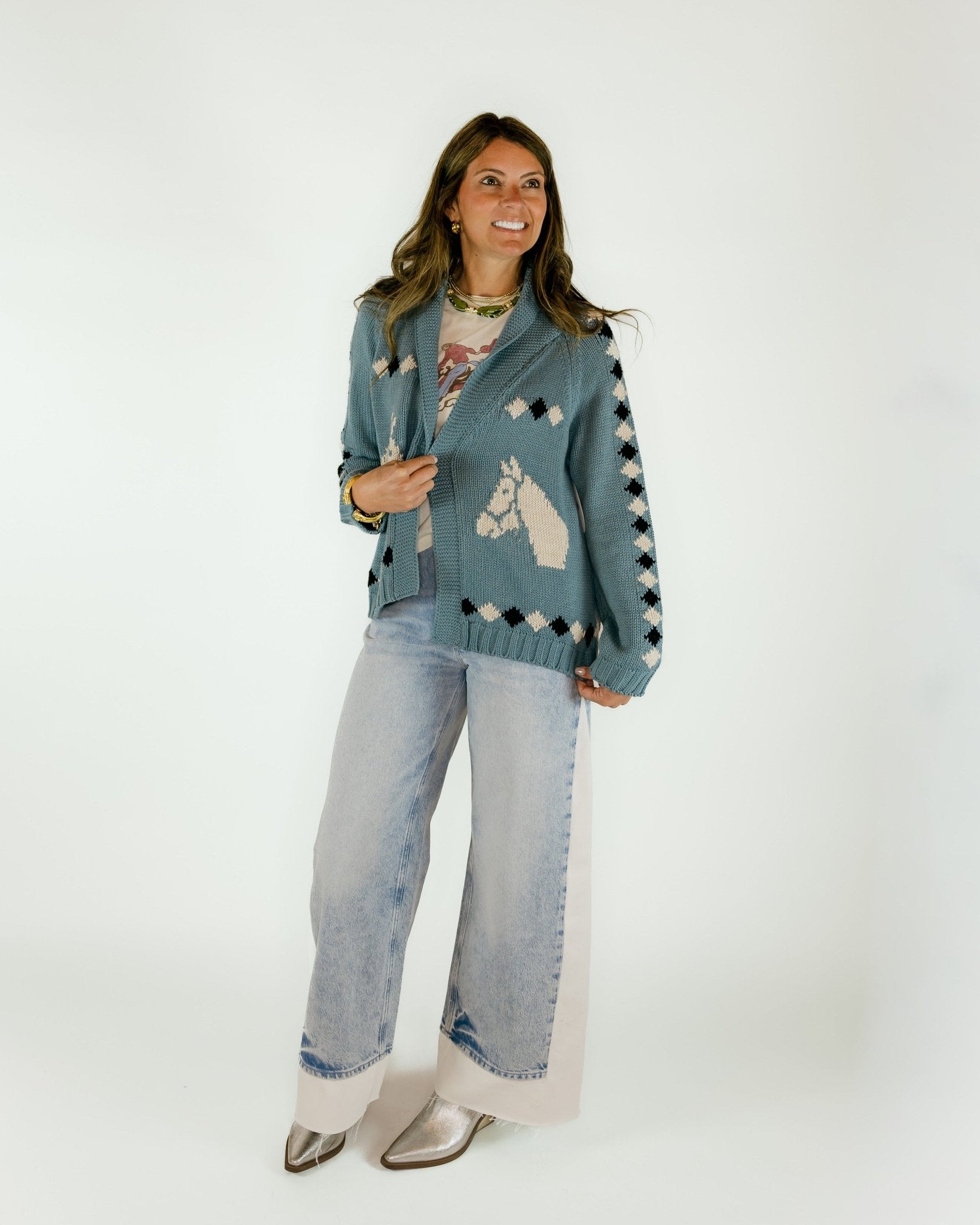 Stable Lodge Cardigan - Olive You BoutiqueTHE GREAT229089S553033