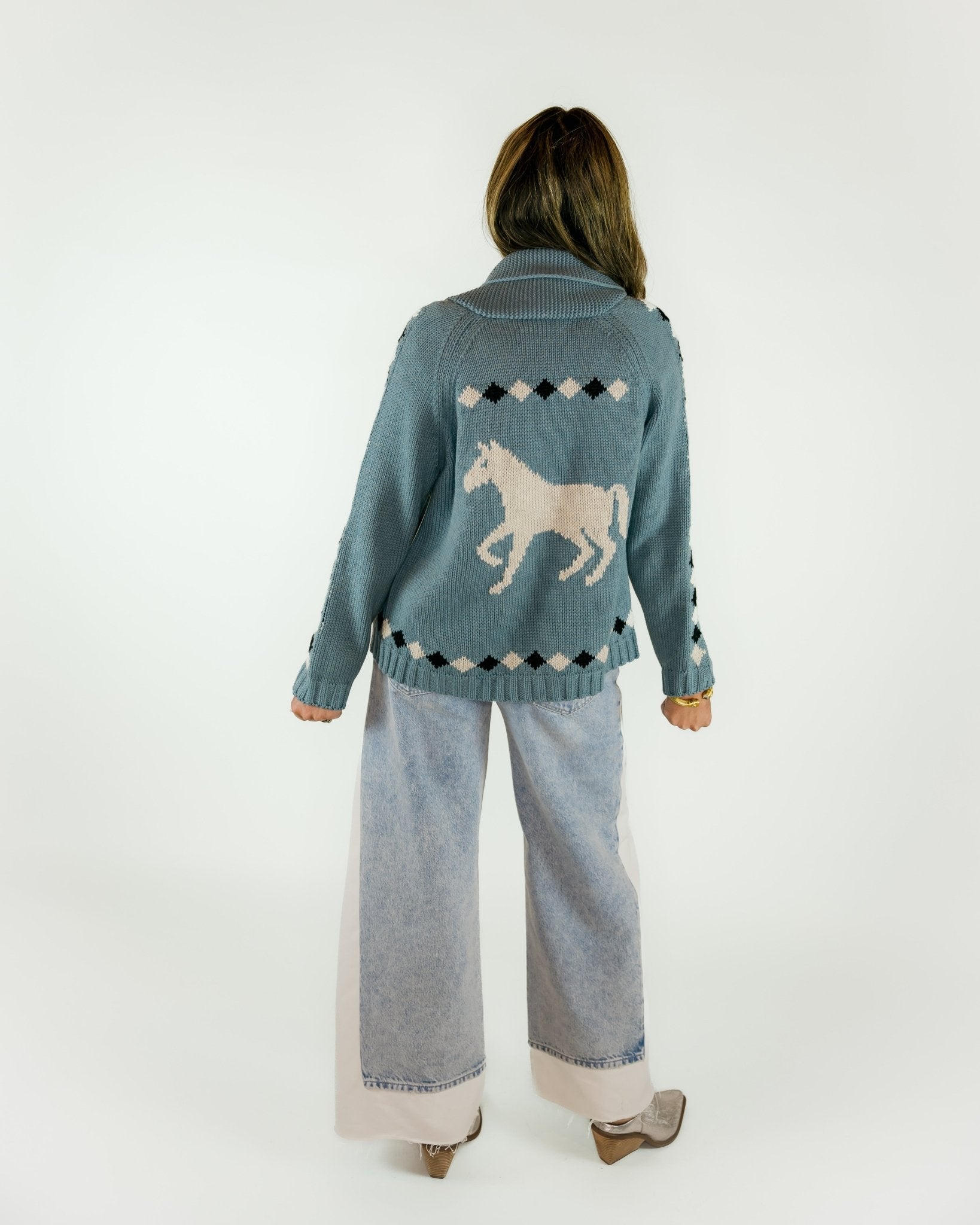 Stable Lodge Cardigan - Olive You BoutiqueTHE GREAT229089S553033
