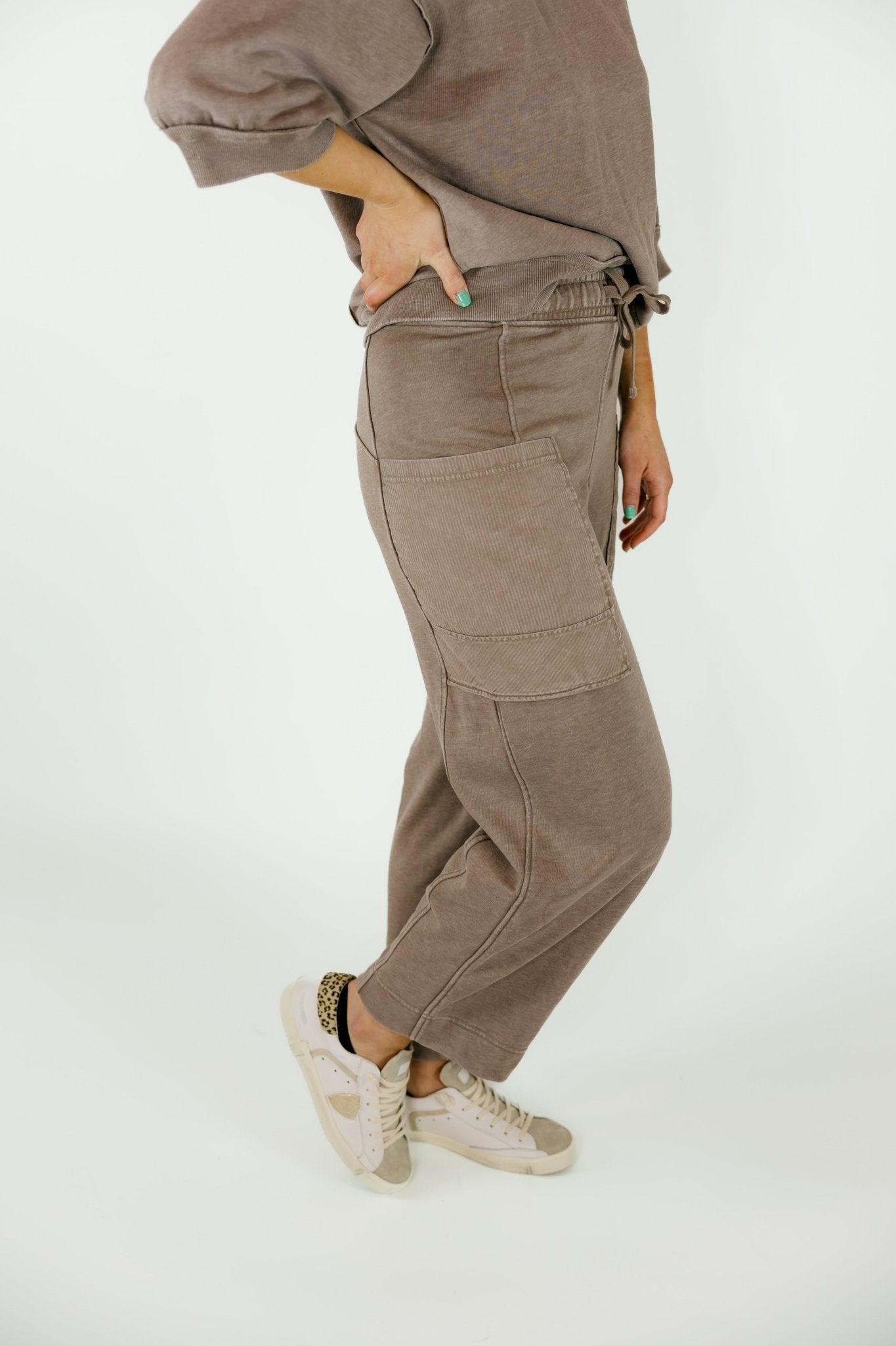 Short Sleeve Sweatshirt - Olive You BoutiqueOLIVE YOU231015T0110