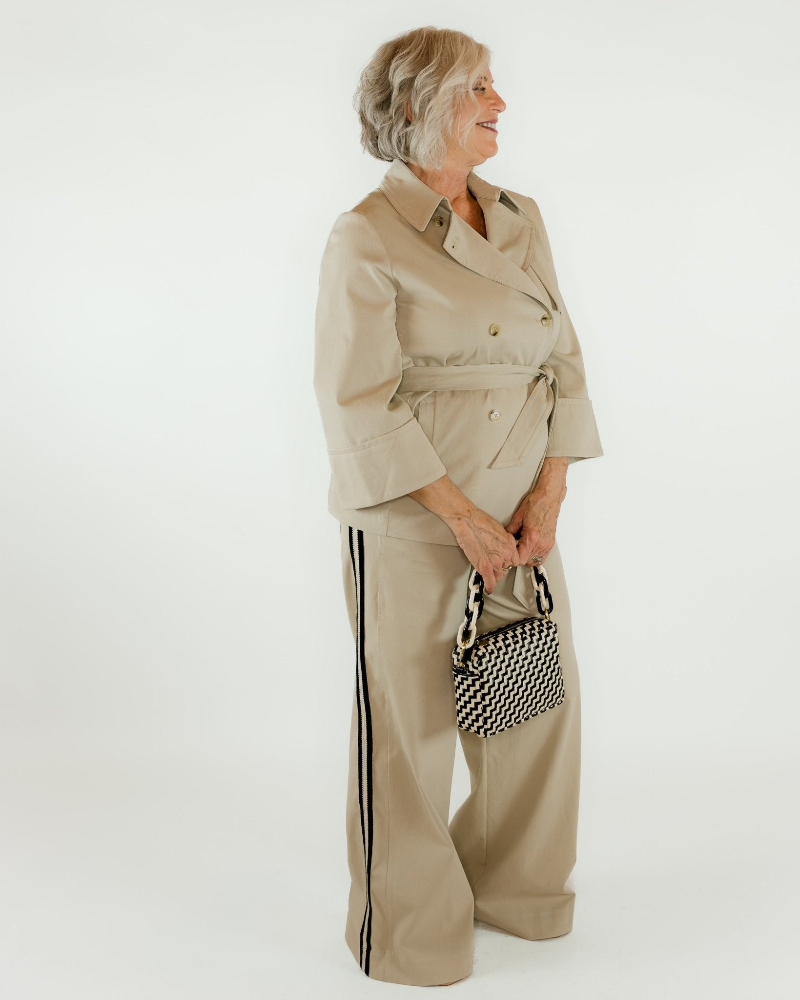 Brinne Side Stripe Trousers - Olive You BoutiqueLysse229047