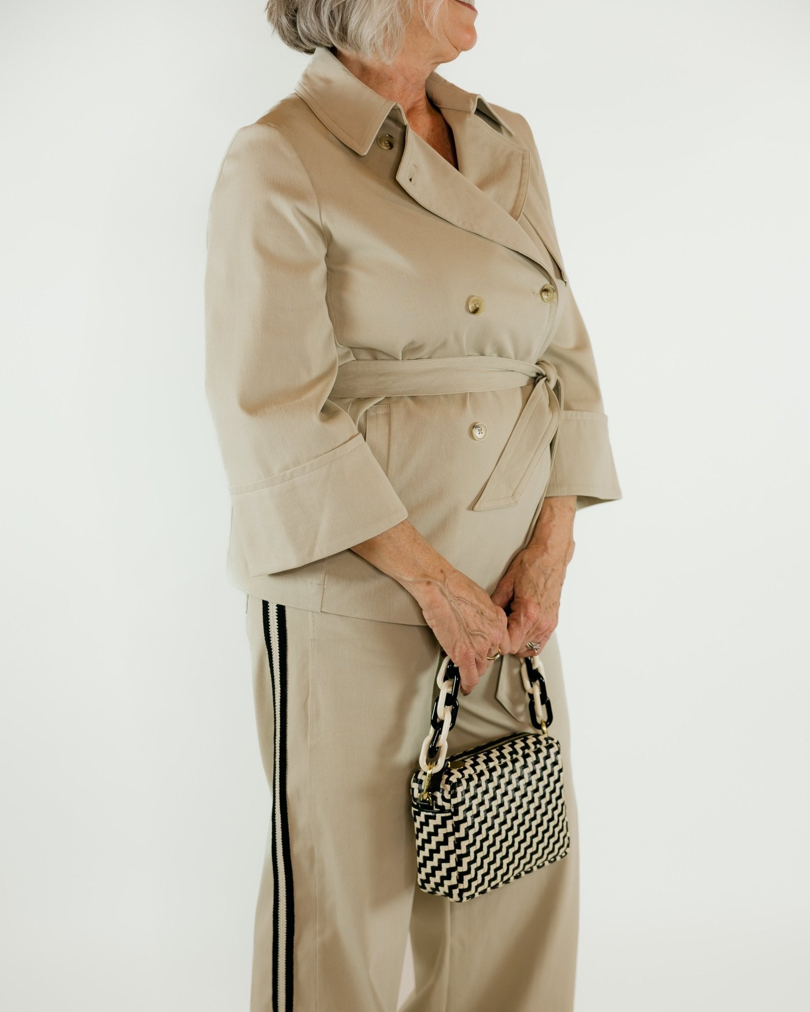 Brinne Side Stripe Trousers - Olive You BoutiqueLysse229047