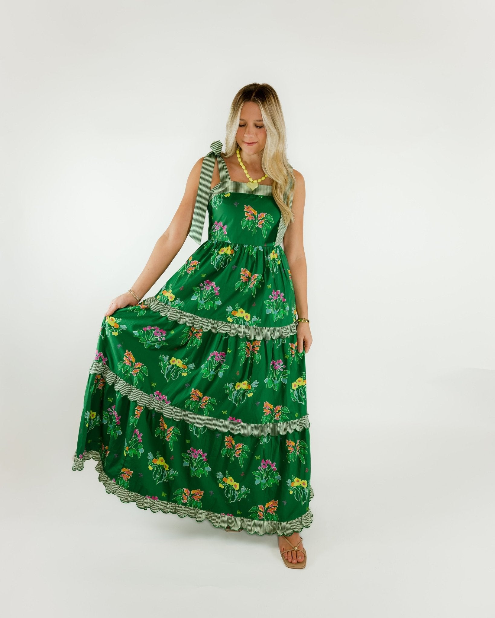 Botanical Juliiette Maxi Dress - Olive You BoutiquePROSPERINA226726PR3137D
