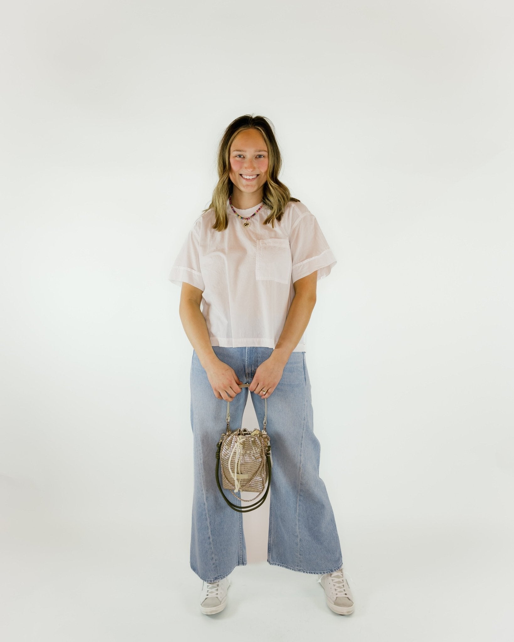 Joelle Everyday Pocket Tee - Olive You BoutiqueXIRENA229303X5CTP075