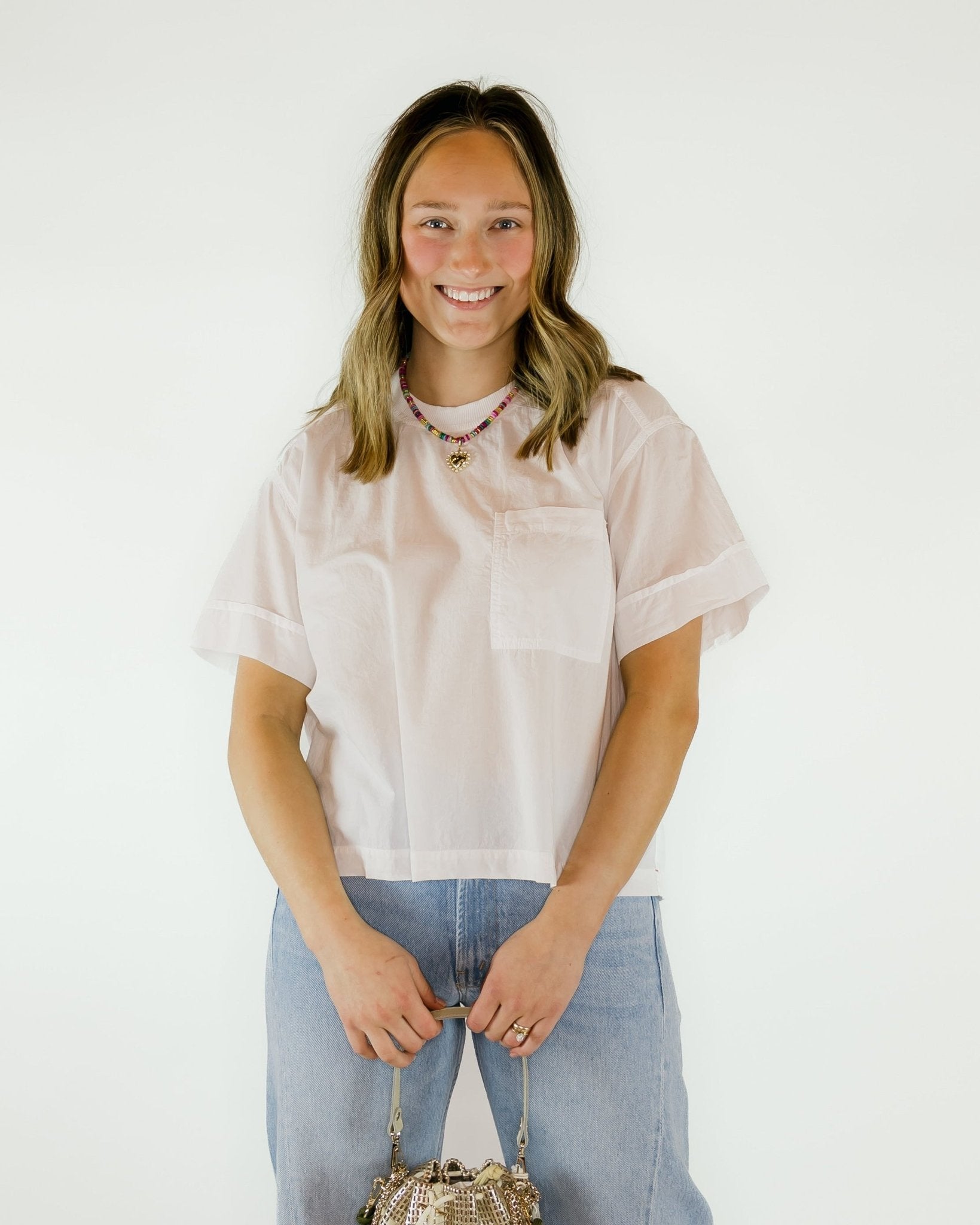 Joelle Everyday Pocket Tee - Olive You BoutiqueXIRENA229303X5CTP075