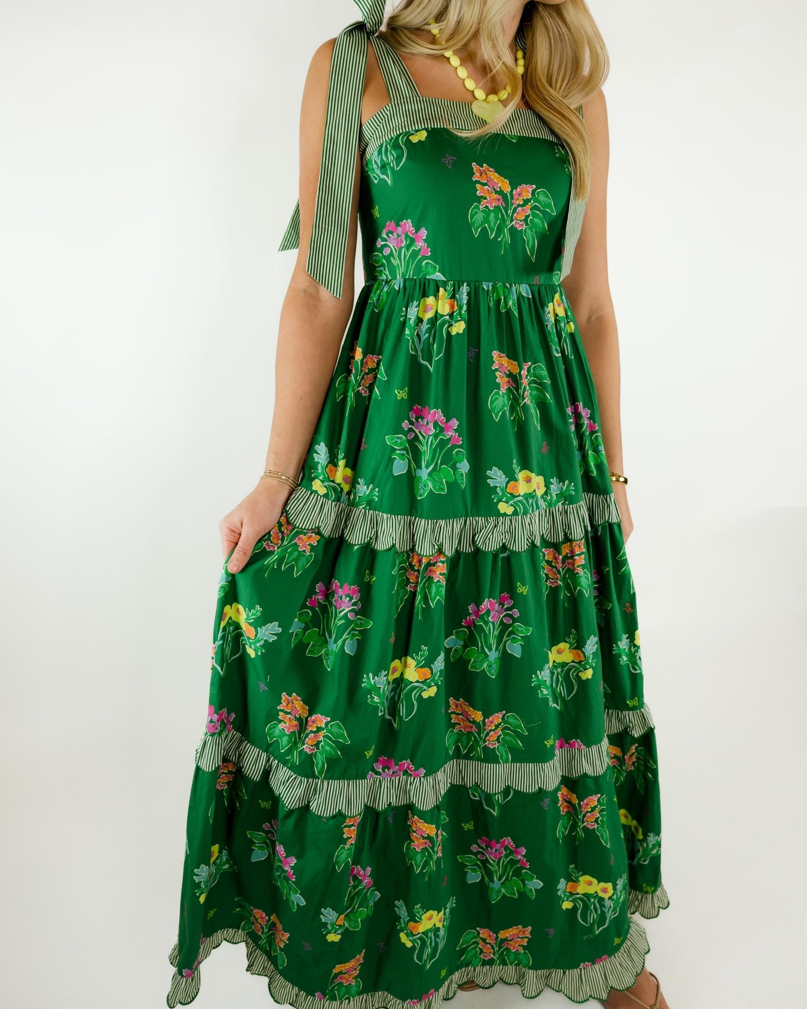 Botanical Juliiette Maxi Dress - Olive You BoutiquePROSPERINA226726PR3137D