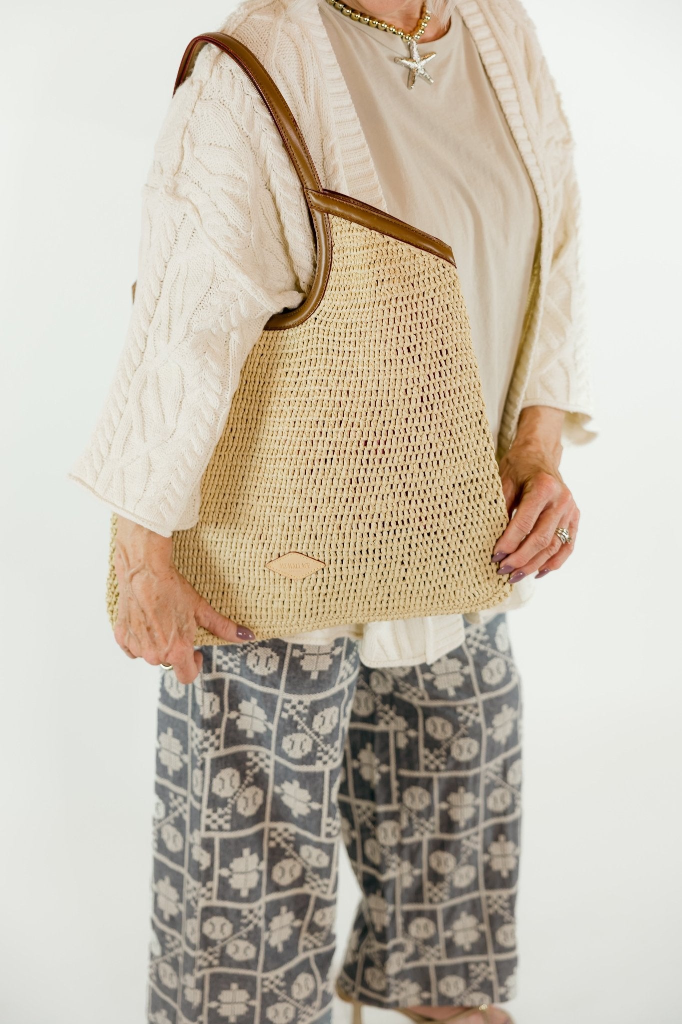 Large Crochet Georica Tote - Olive You BoutiqueMZ WALLACE230437