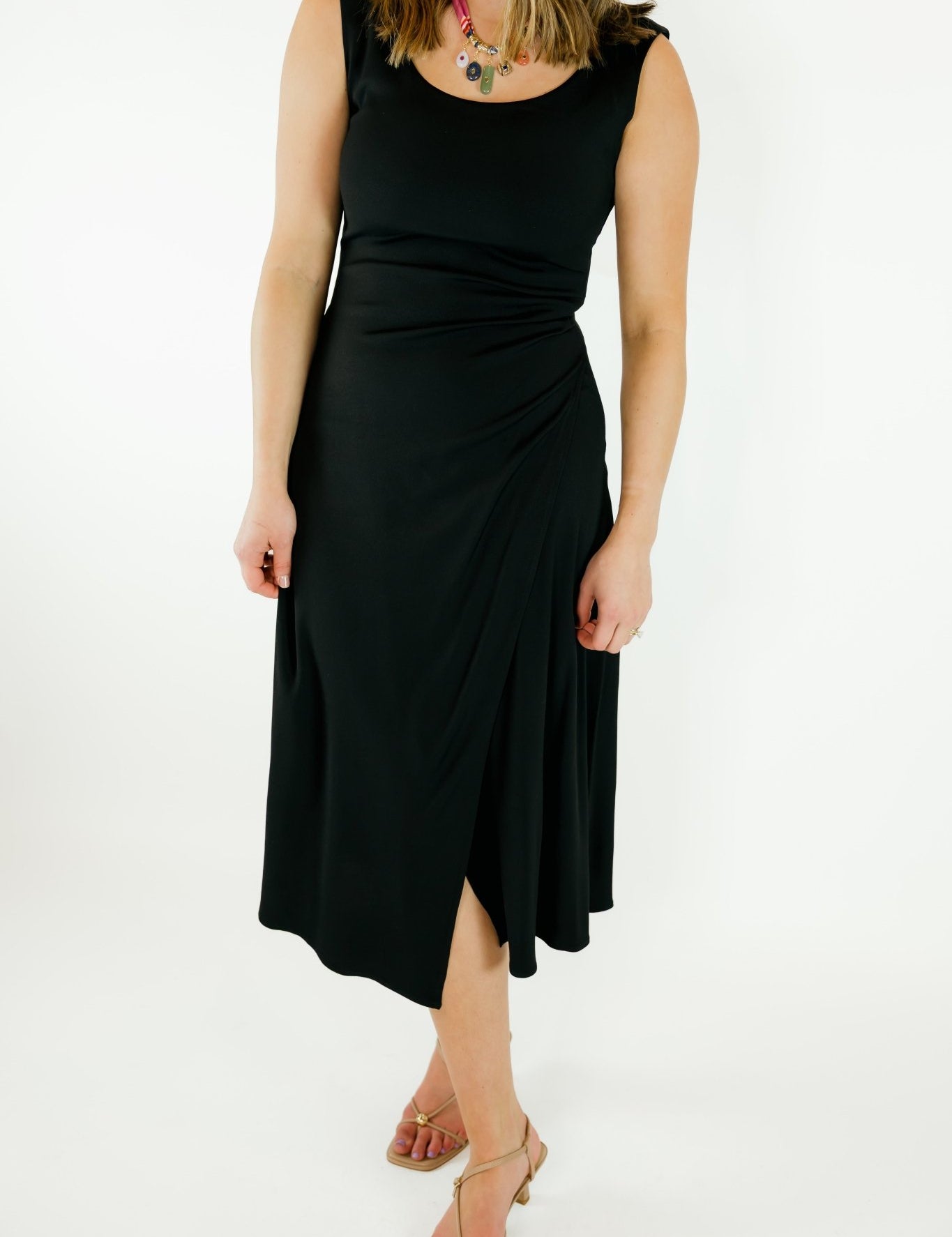 Shari Side Pleat Dress - Olive You BoutiqueFIFTEEN - TWENTY INC.2280801F49202