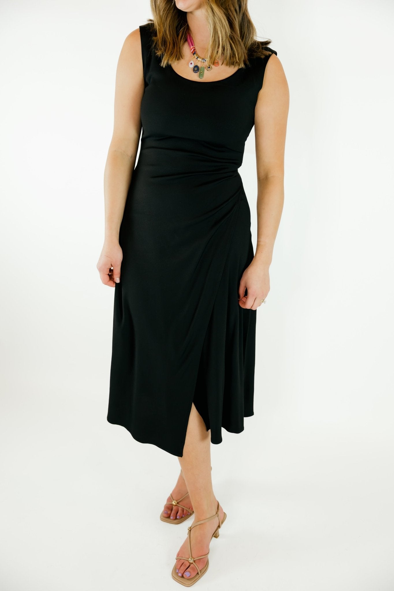 Shari Side Pleat Dress - Olive You BoutiqueFIFTEEN - TWENTY INC.2280801F49202