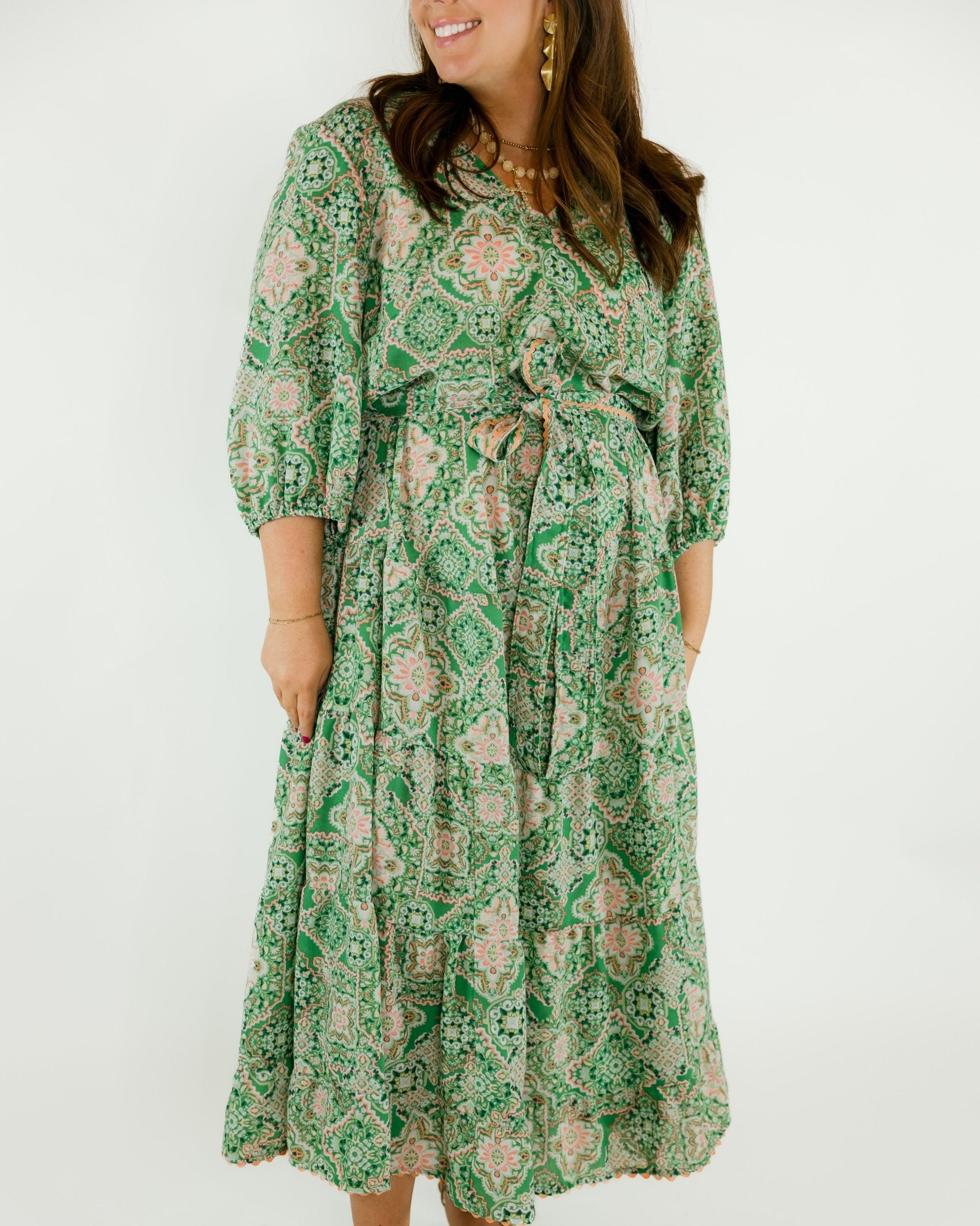 Midi Spring Dress - Olive You BoutiqueUNCLE FRANK226814