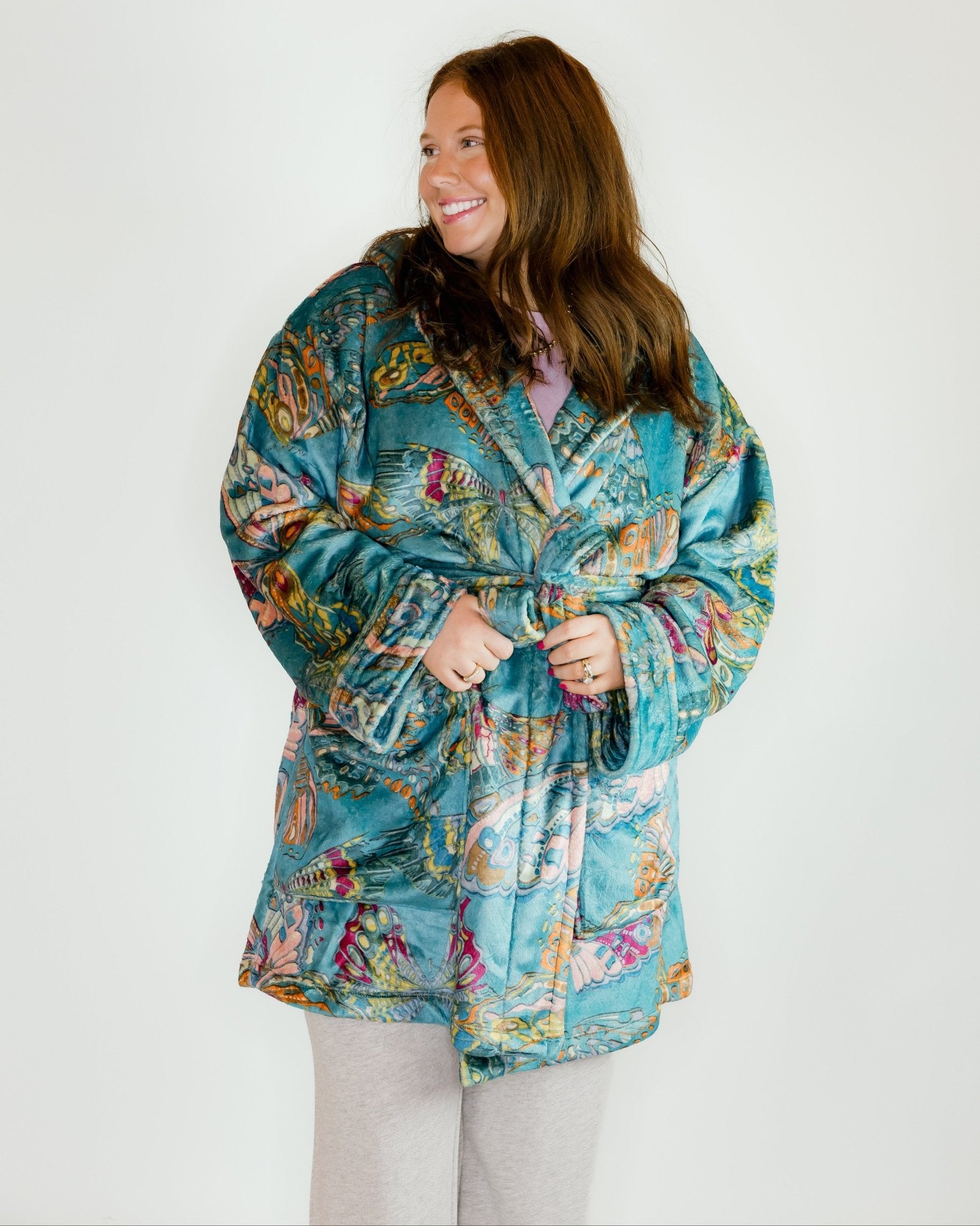 Short Cozy Robe - Olive You BoutiqueJOHNNY WAS COLLECTION227712