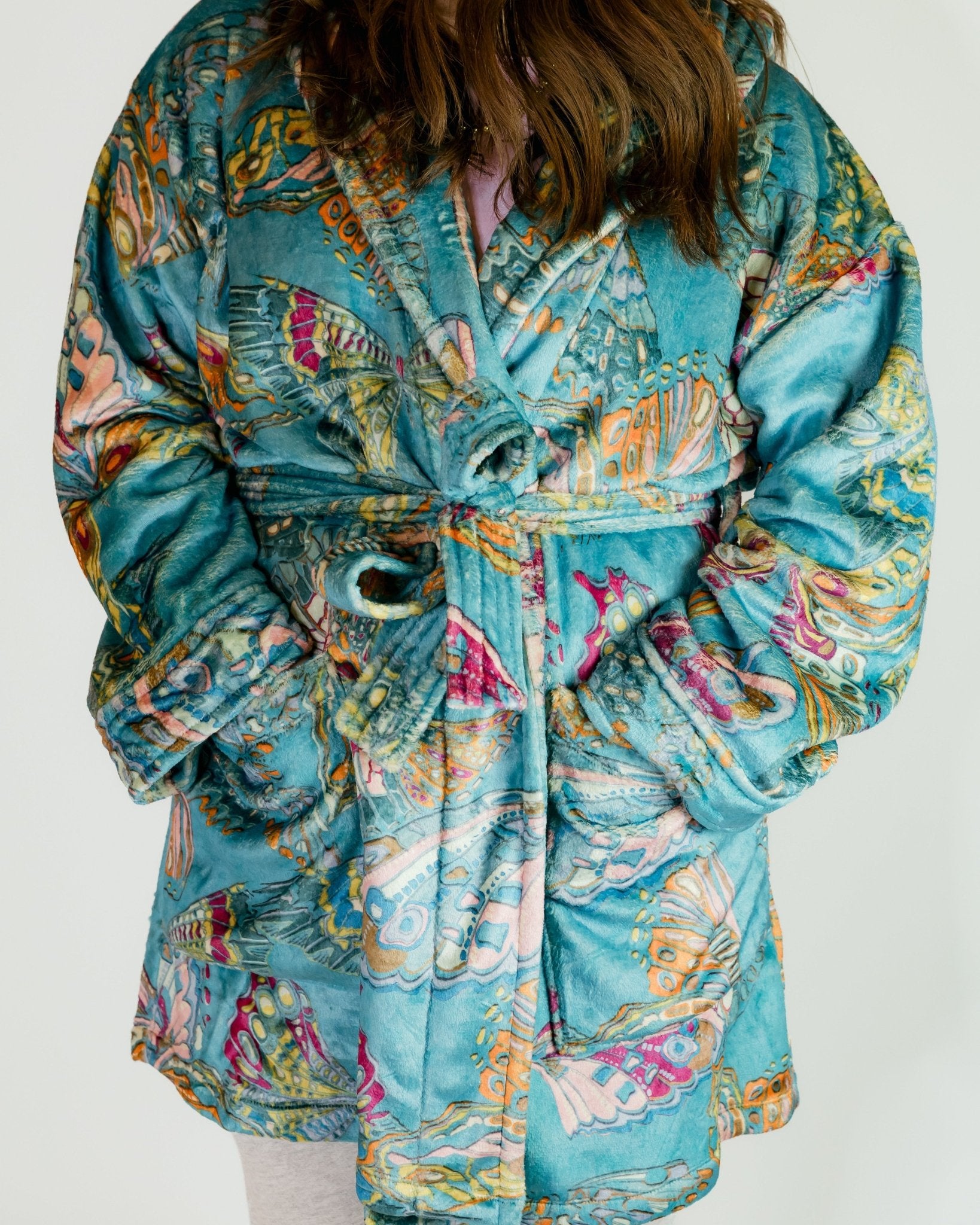 Short Cozy Robe - Olive You BoutiqueJOHNNY WAS COLLECTION227712