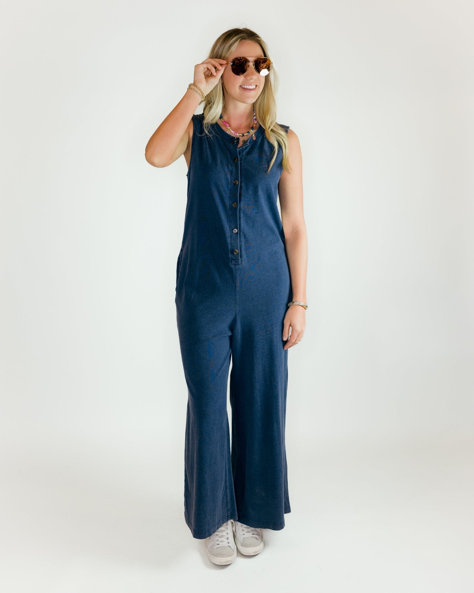 Fiona Everyday Ease Denim Jumpsuit - Olive You BoutiqueZ SUPPLY, INC.229700ZP261419