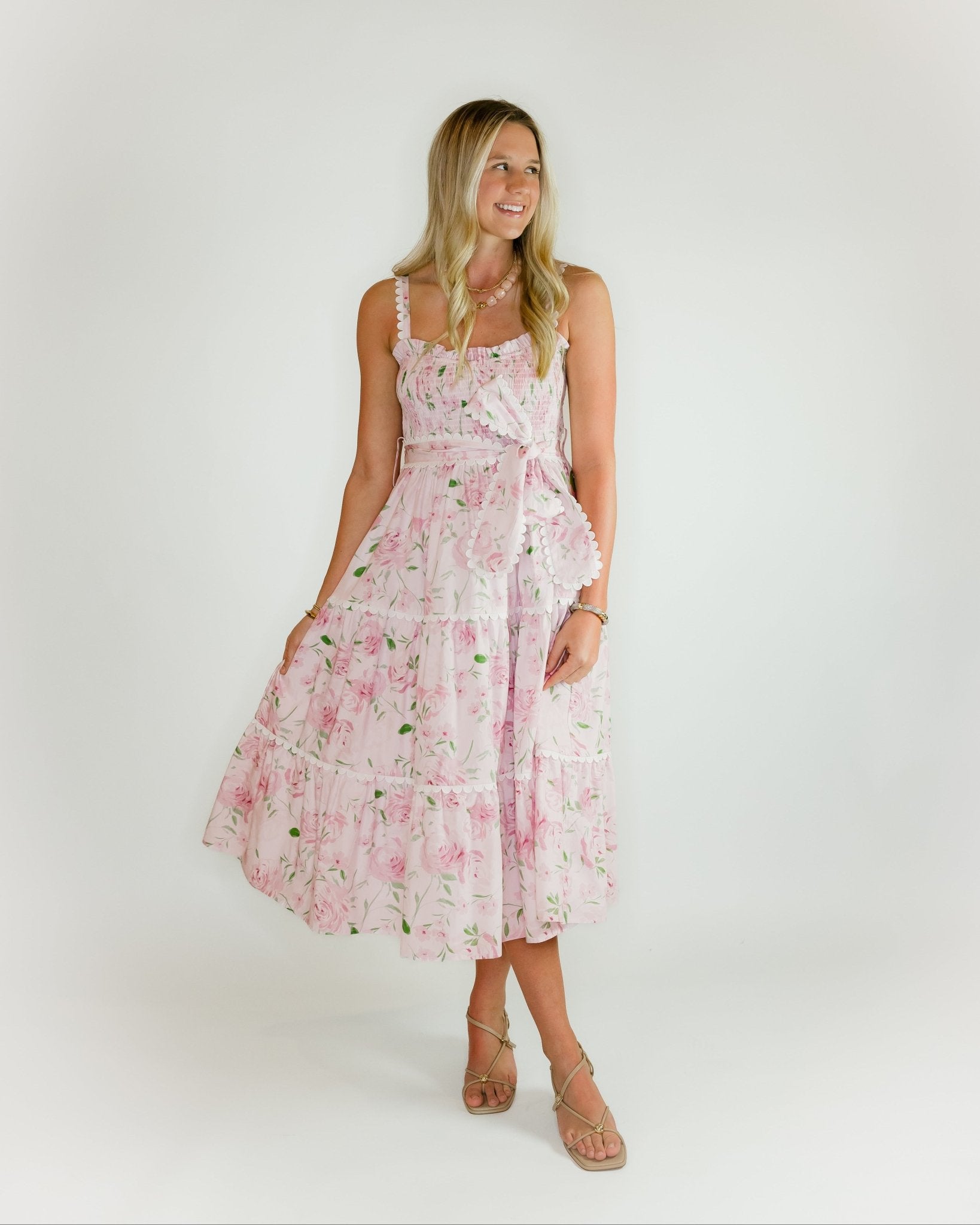 Darcy Midi Dress - Olive You BoutiquePROSPERINA226706
