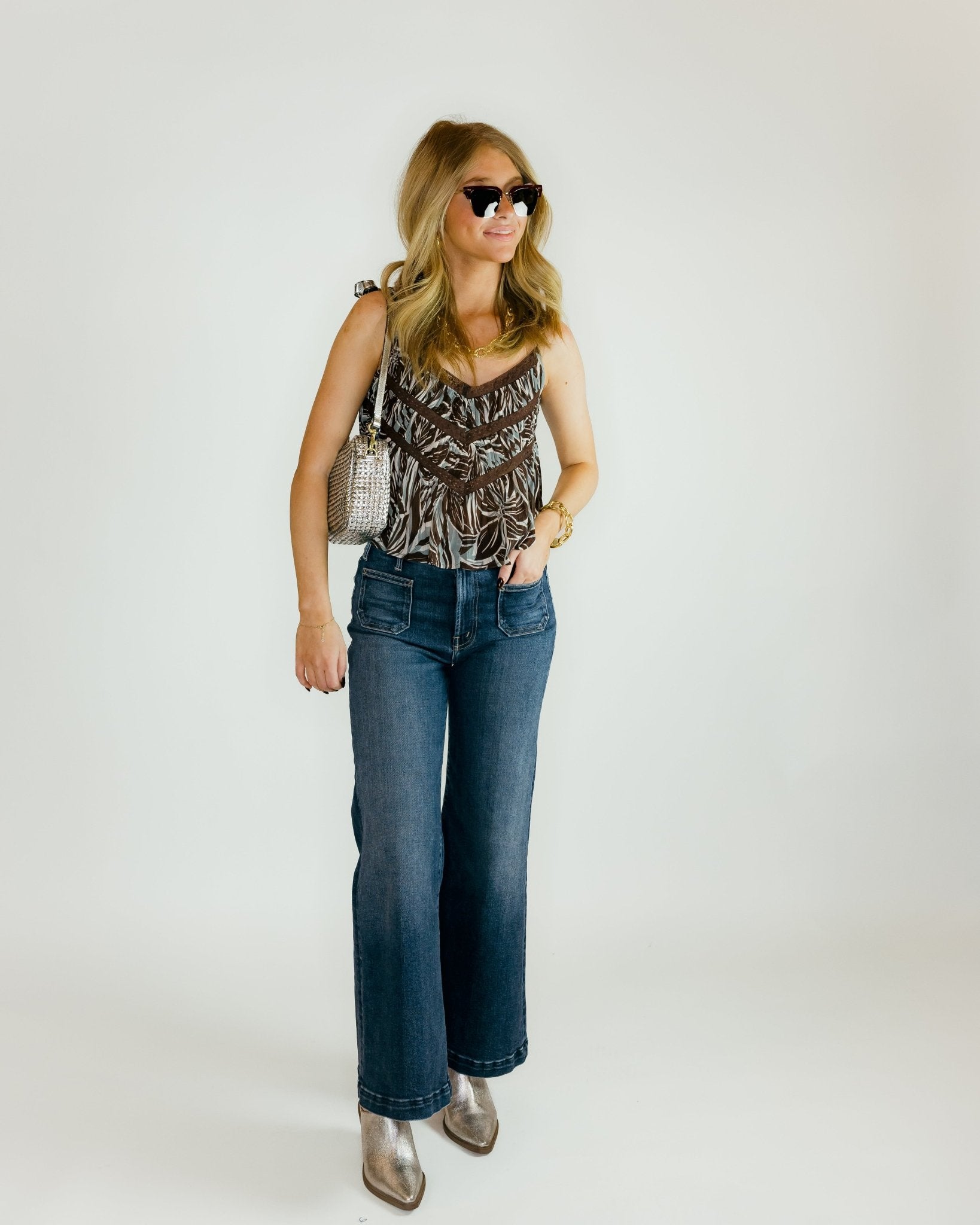 Casey Zinn Floral Tank - Olive You BoutiqueZ SUPPLY229696ZT261402