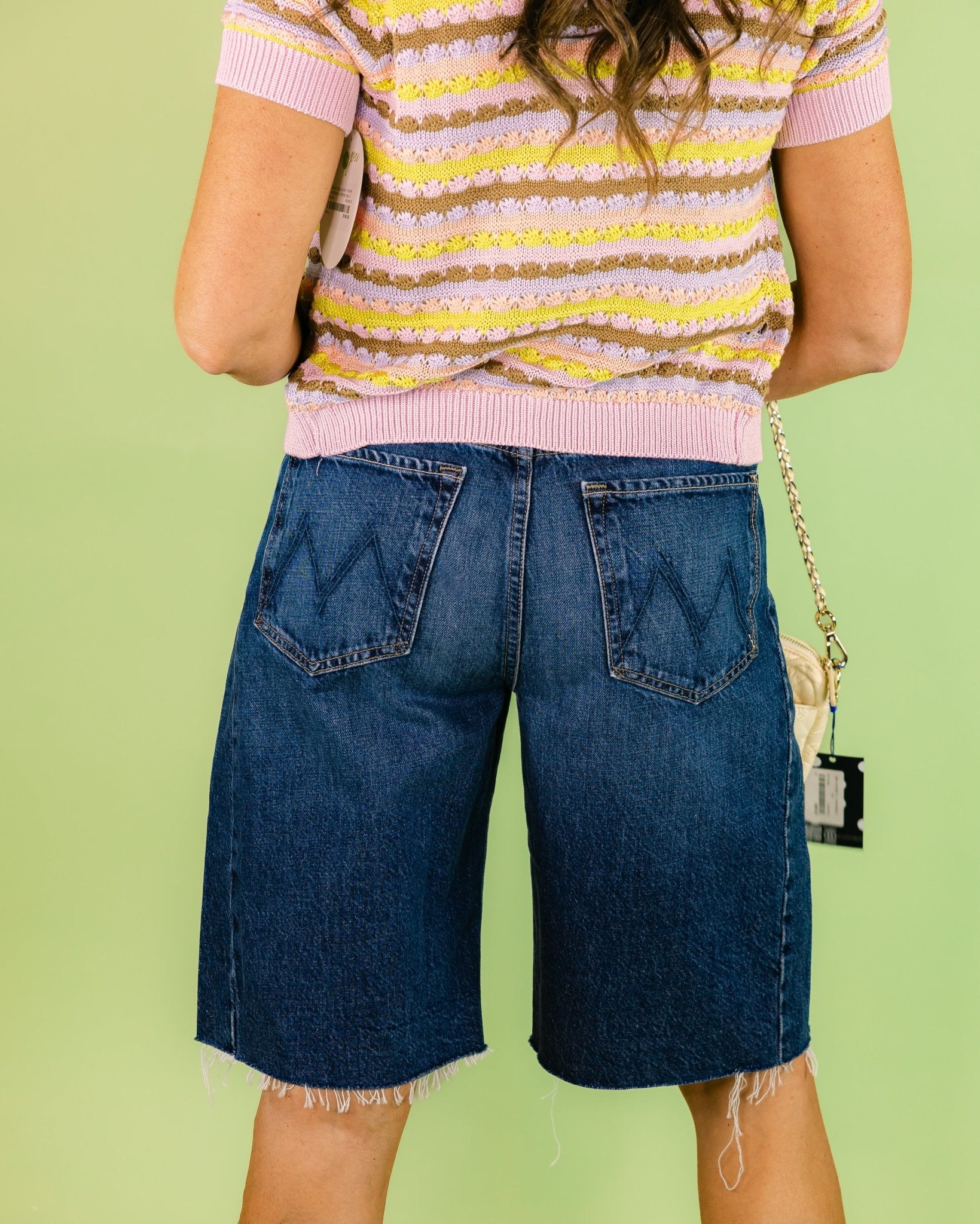 Half Pipe Bermuda Fray - Olive You BoutiqueMOTHER DENIM2283294128-1396