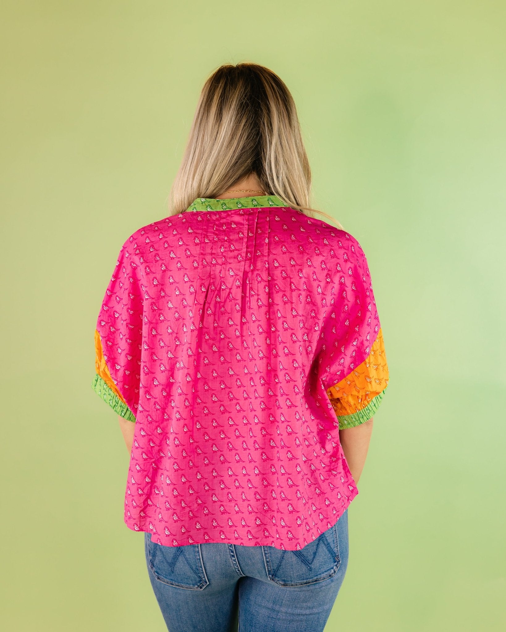 Little Birdie Button Front Blouse - Olive You BoutiqueIVY JANE230630650463