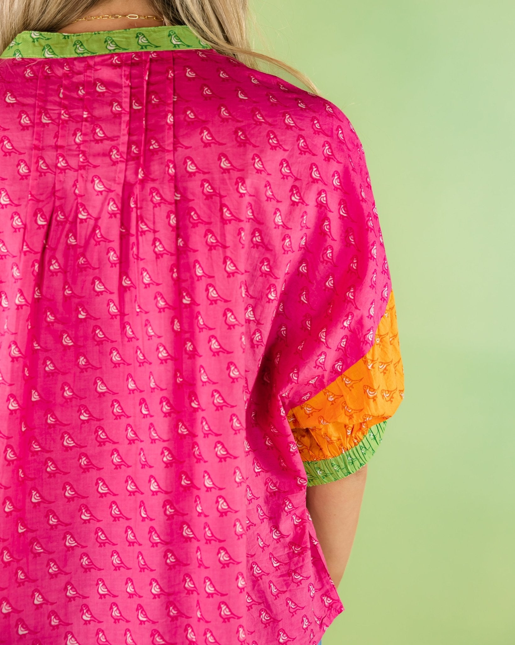 Little Birdie Button Front Blouse - Olive You BoutiqueIVY JANE230630650463