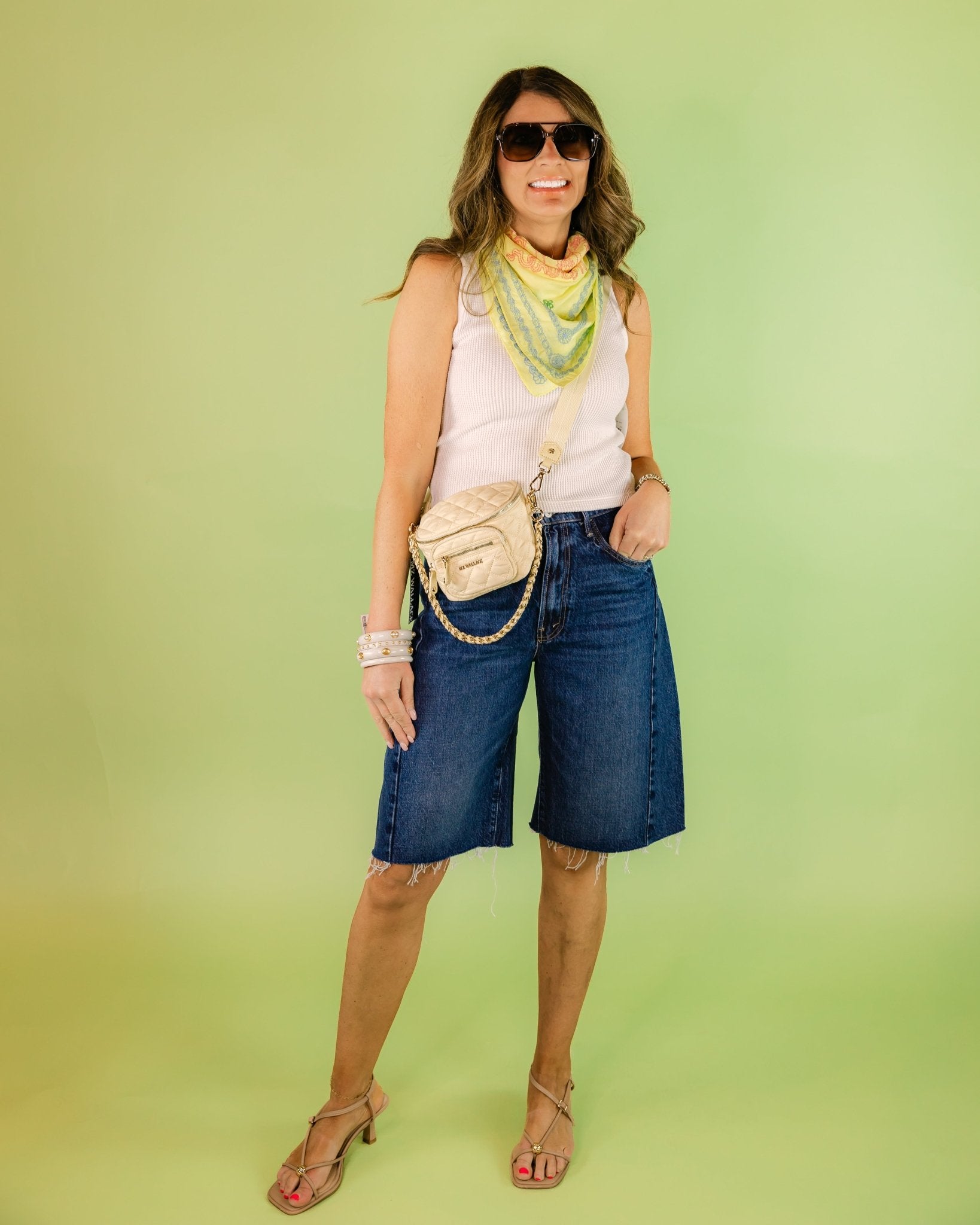 Half Pipe Bermuda Fray - Olive You BoutiqueMOTHER DENIM2283294128-1396