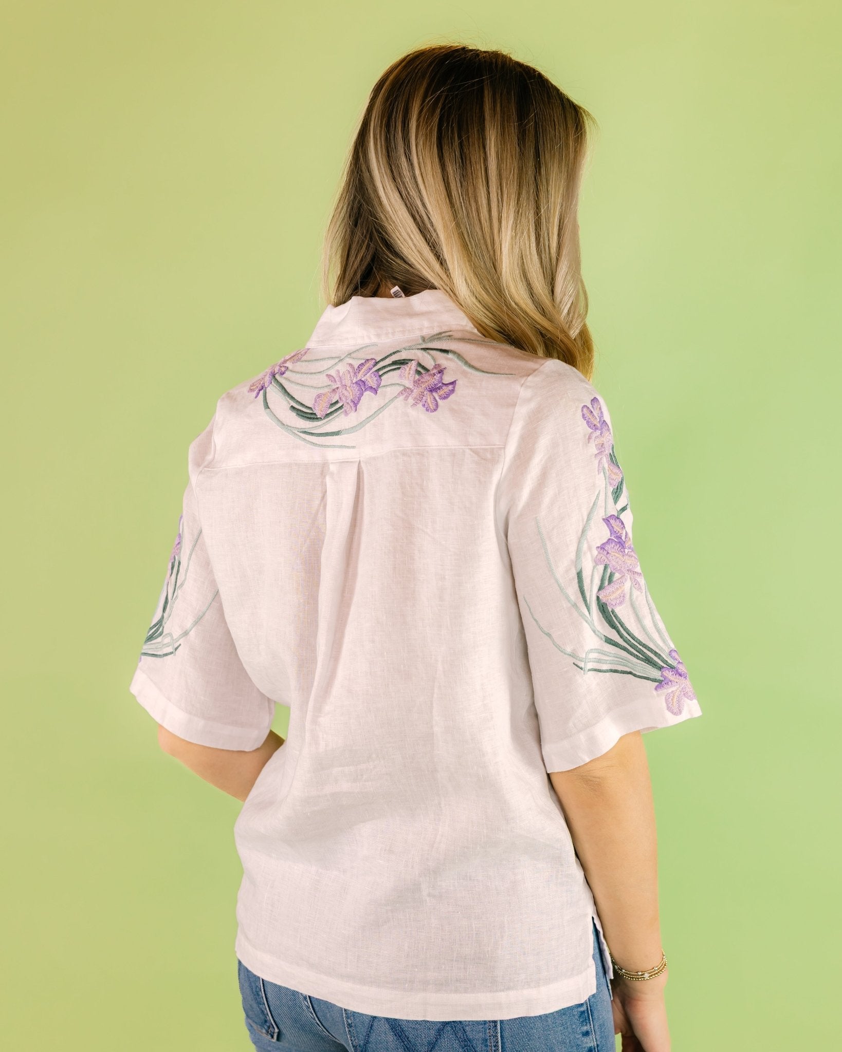 Marleigh Linen Kimono Shirt - Olive You BoutiqueJOHNNY WAS COLLECTION227666J11326-3