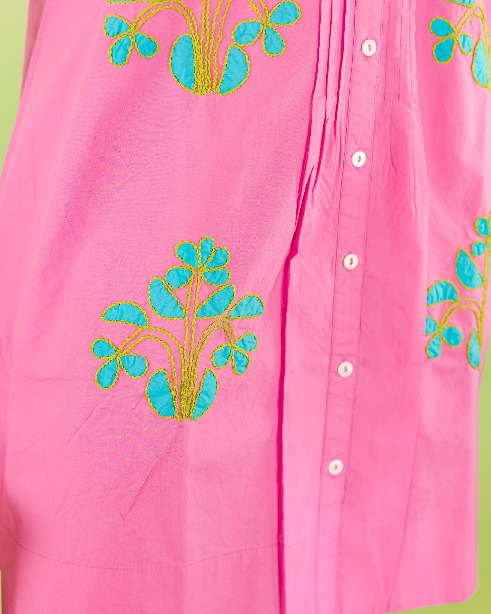 Embroidered Detail Swing Dress - Olive You BoutiqueUNCLE FRANK23059675774