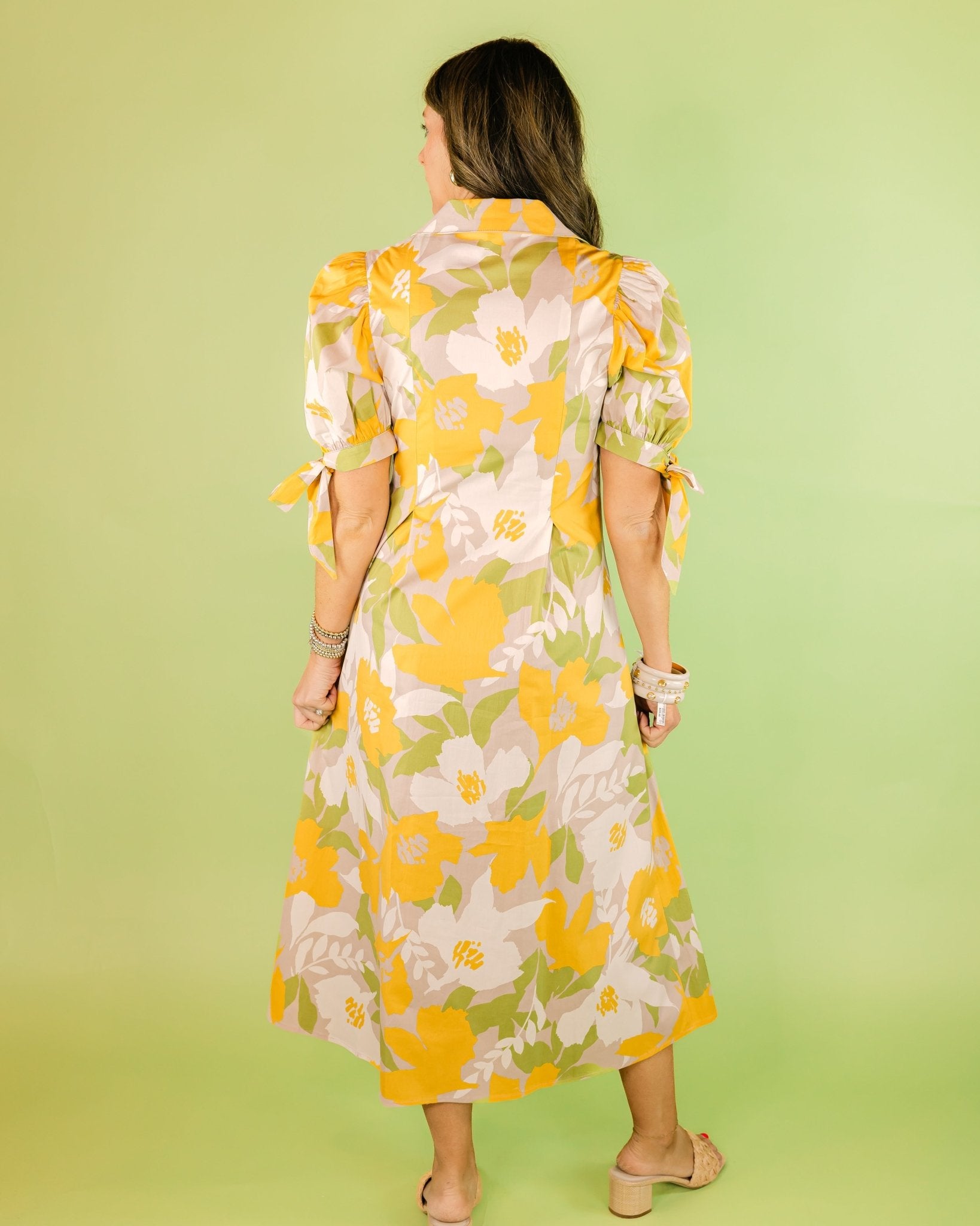 Bloom Bow Sleeve Dress - Olive You BoutiqueUNCLE FRANK23054875766