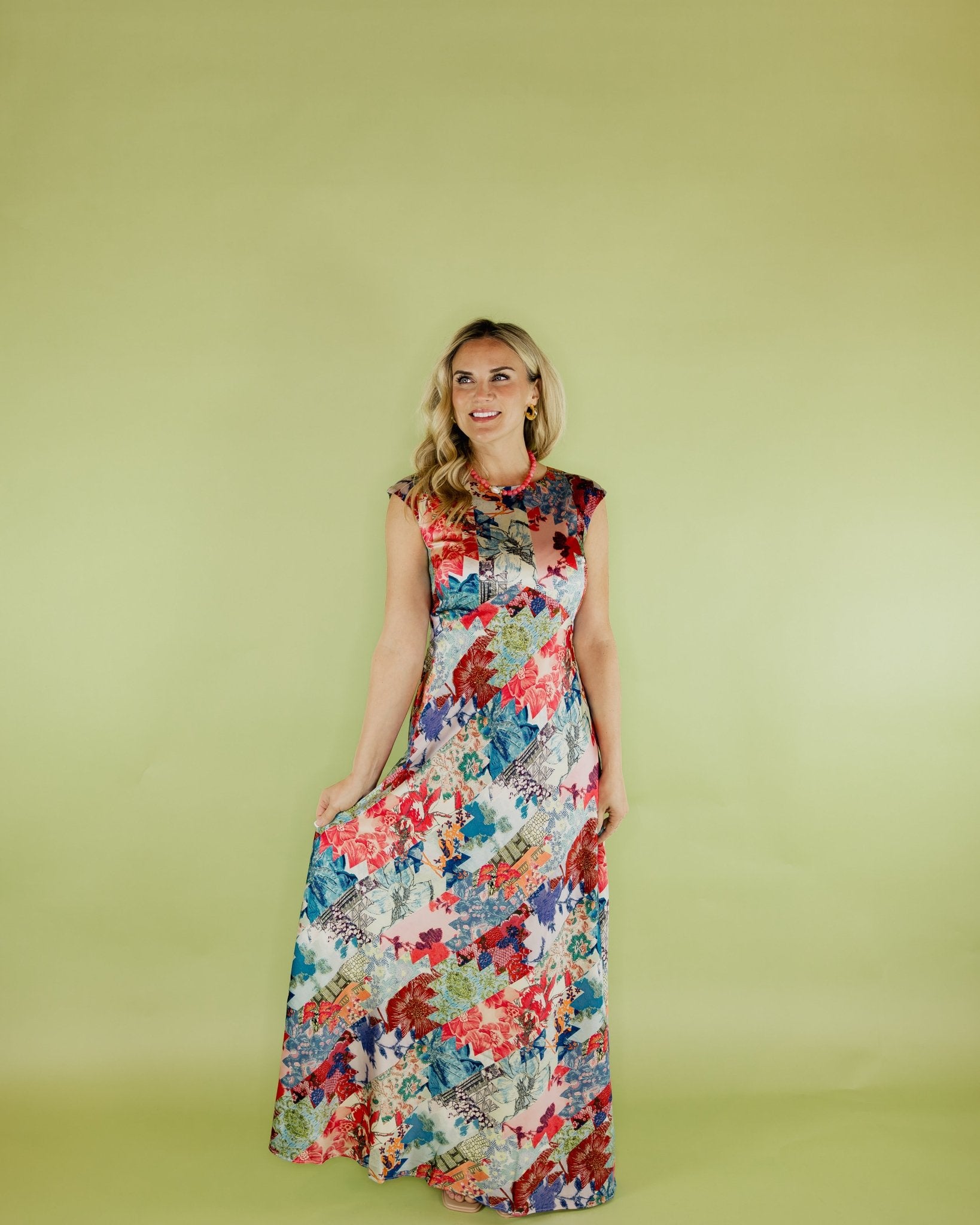 Sleeveless Patras Long Dress - Olive You BoutiqueJOHNNY WAS COLLECTION227744