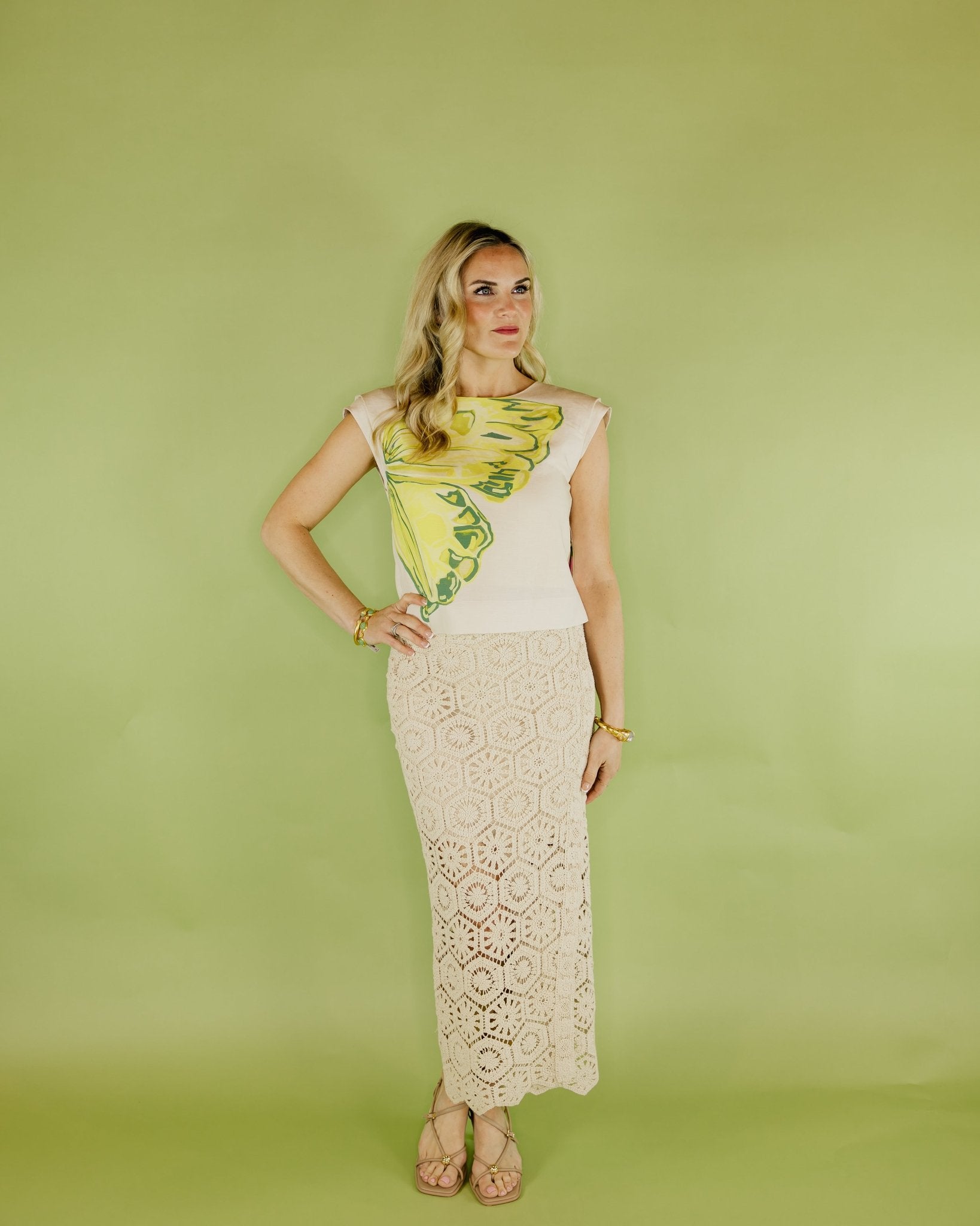 Raquel Lace Skirt - Olive You BoutiqueZ SUPPLY230066ZK261498