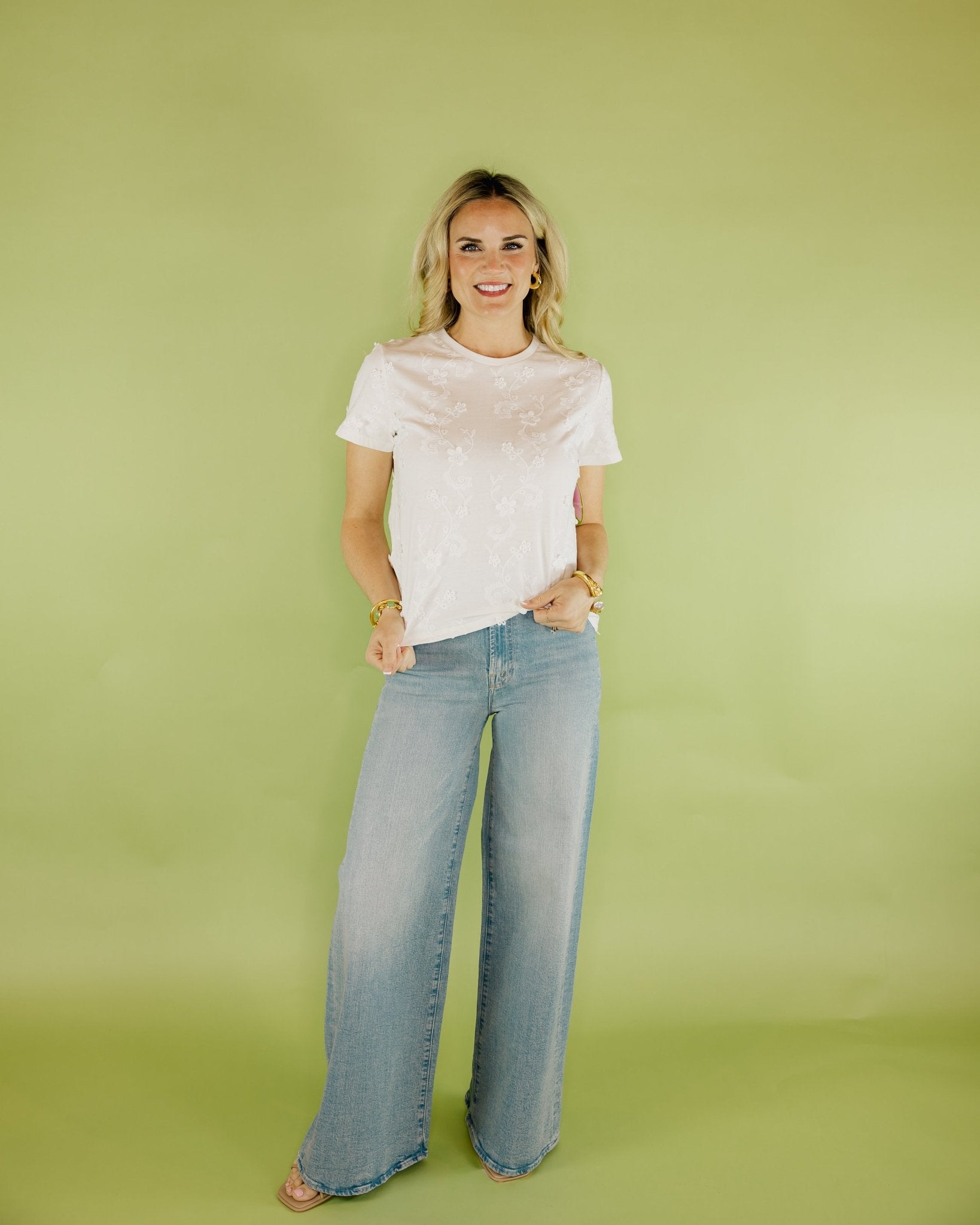 Pearl Tee Shirt - Olive You BoutiqueALLISON228223