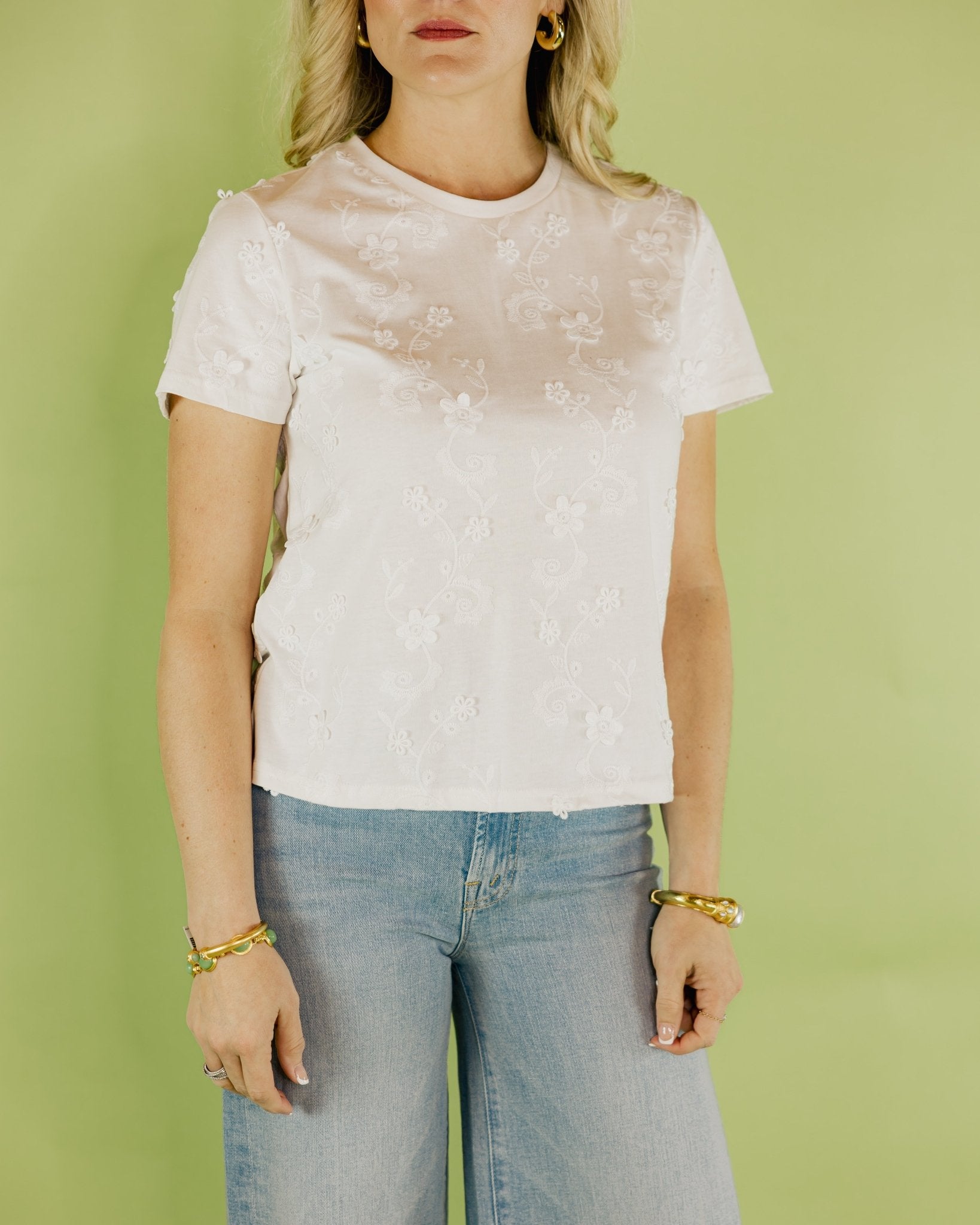 Pearl Tee Shirt - Olive You BoutiqueALLISON228223
