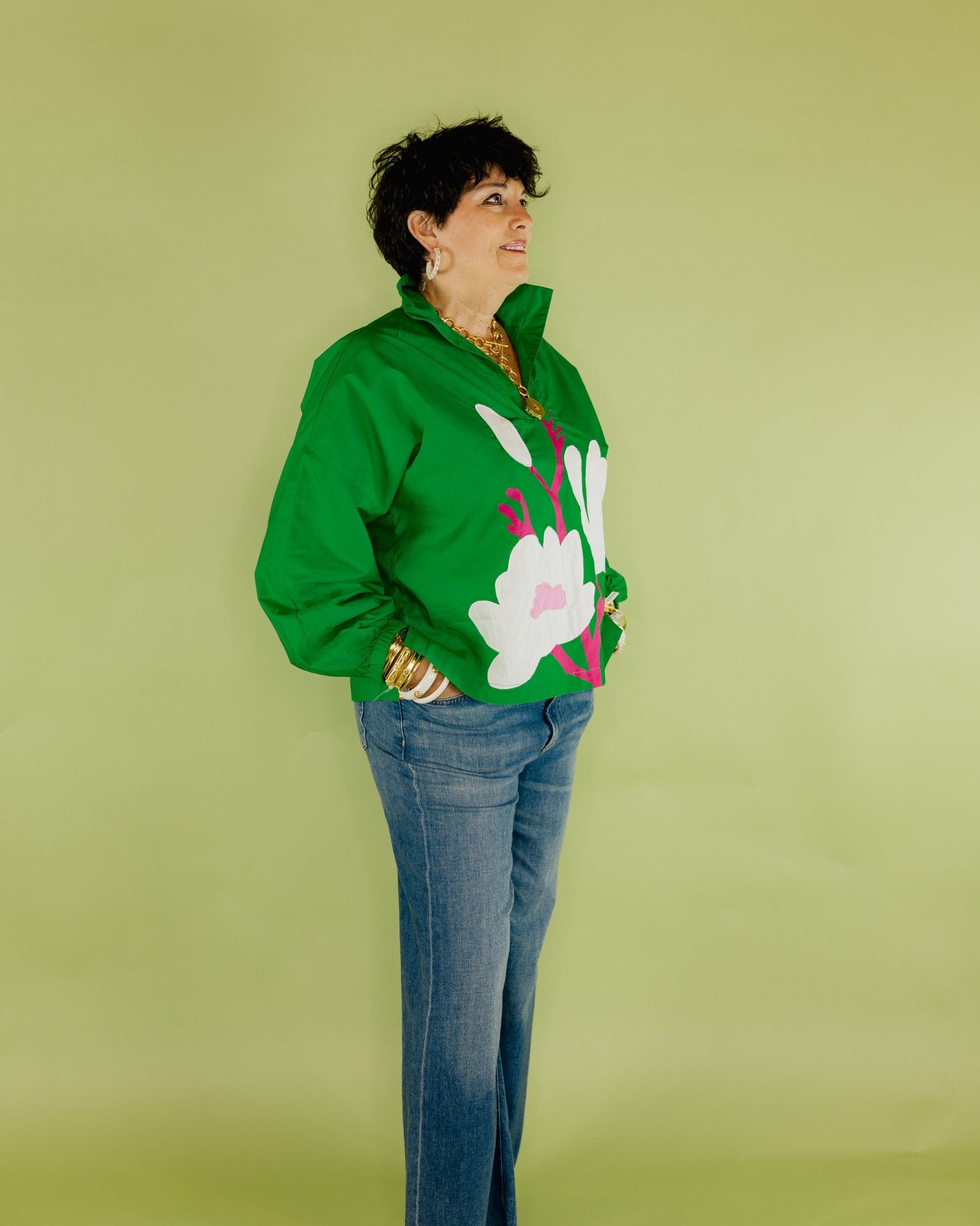 Long Sleeve Poppy Dutch Garden Poplin - Olive You BoutiqueEmily McCarthy227296