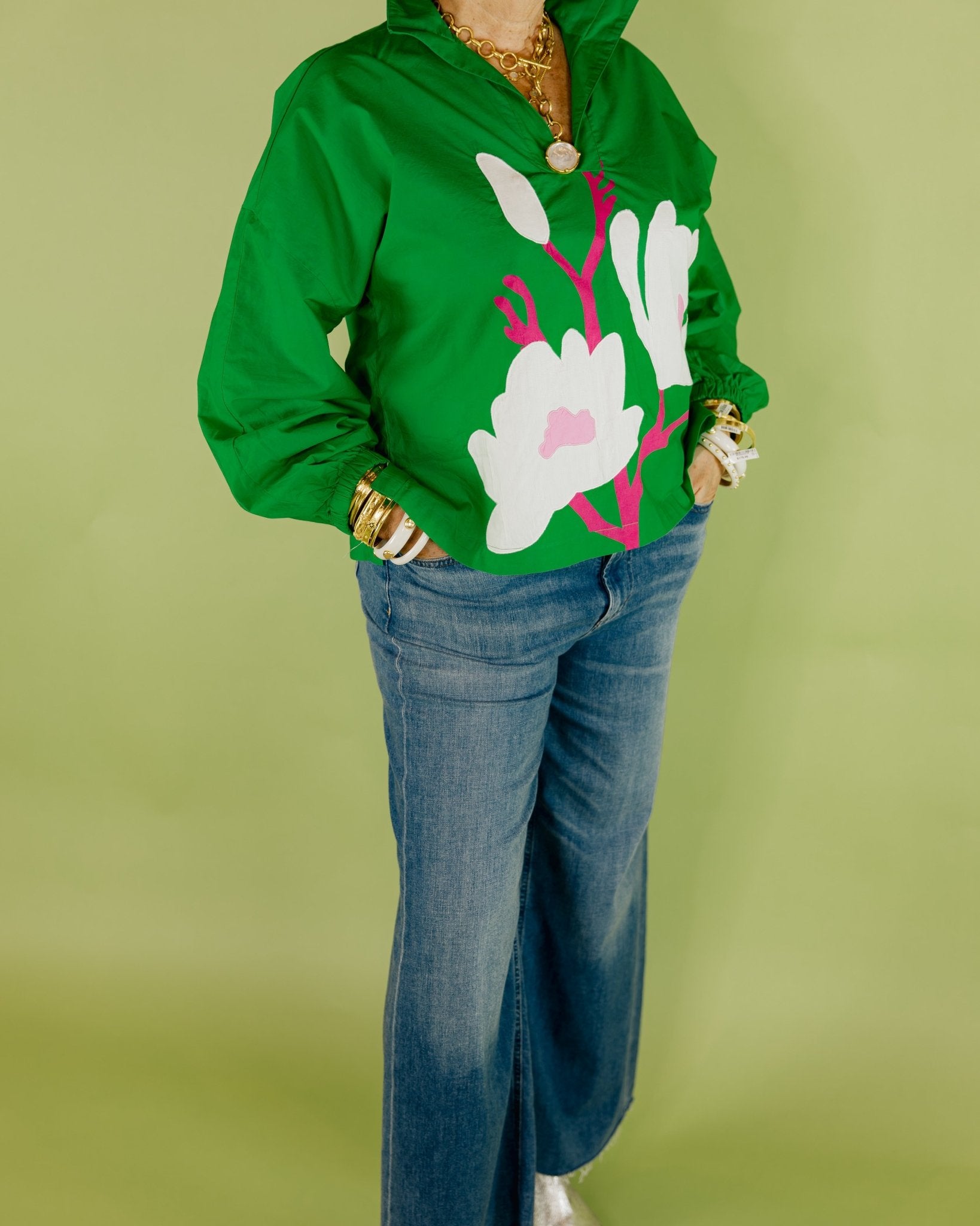 Long Sleeve Poppy Dutch Garden Poplin - Olive You BoutiqueEmily McCarthy227296