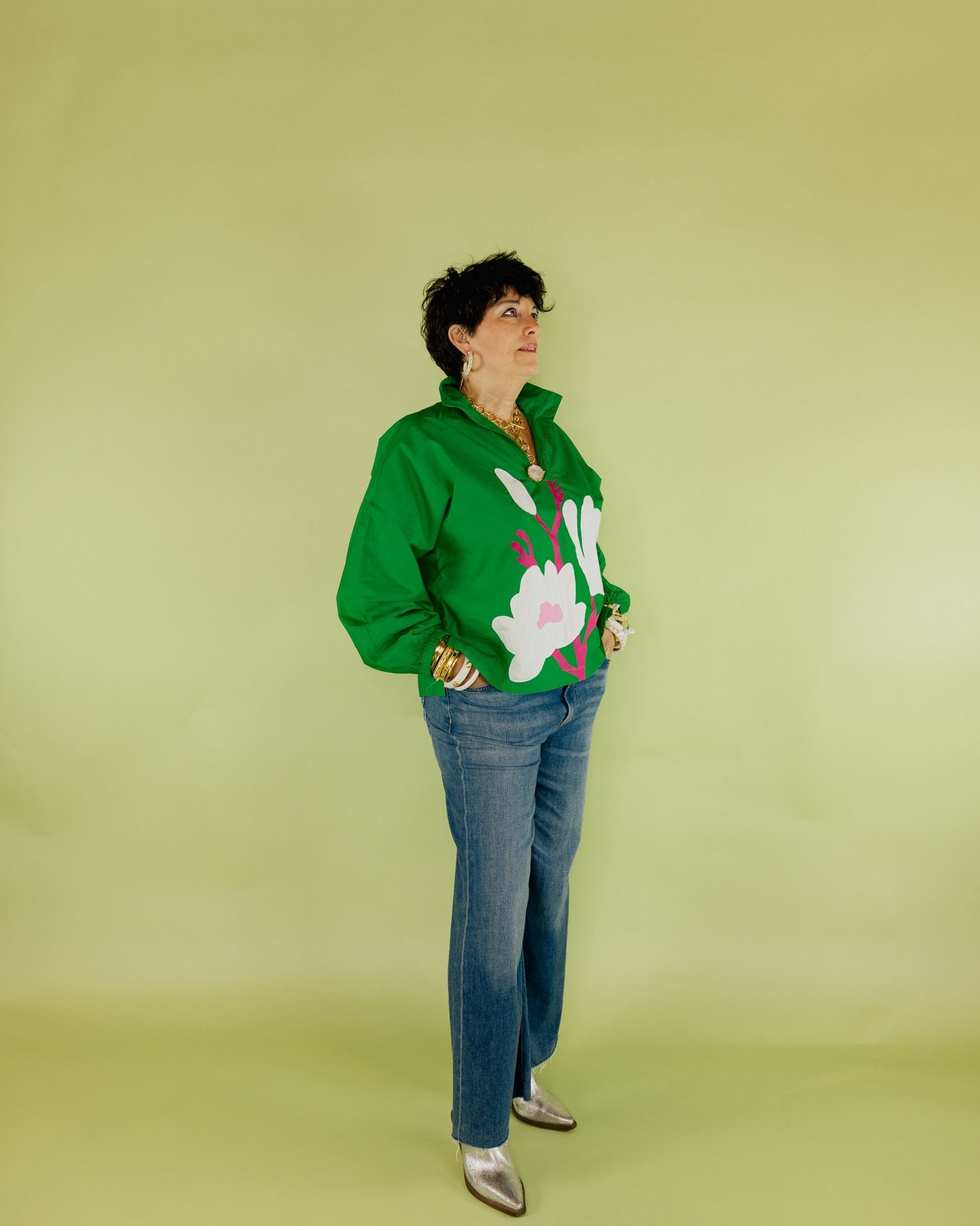 Long Sleeve Poppy Dutch Garden Poplin - Olive You BoutiqueEmily McCarthy227296