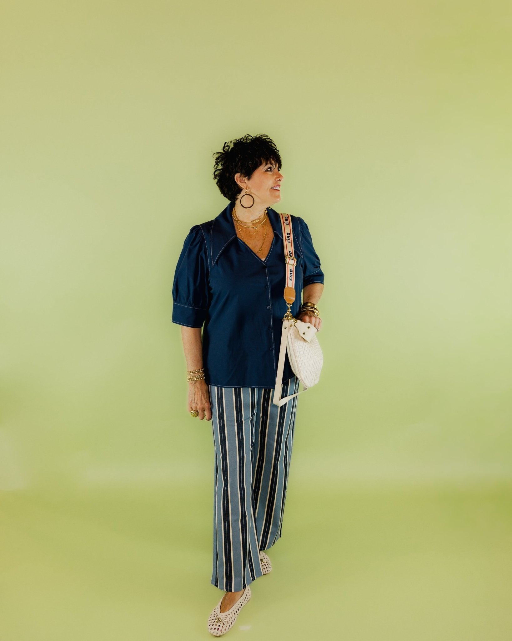 Lynny Patch Stripe Pocket Pants - Olive You BoutiqueFIFTEEN - TWENTY INC.228013