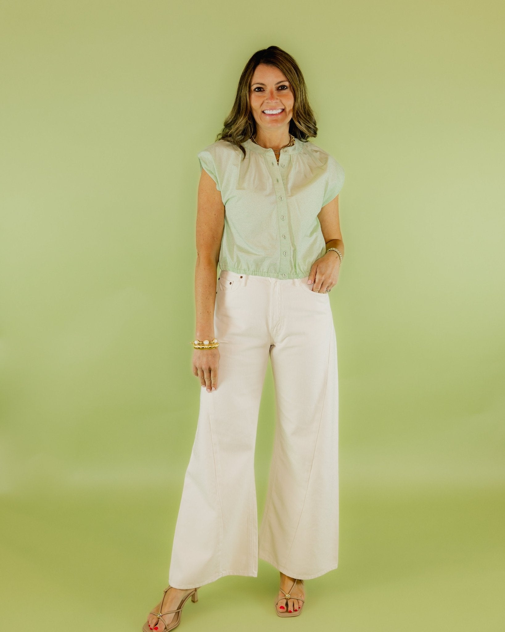 Lil Lemon Twist Sneak - Olive You BoutiqueMOTHER DENIM228363
