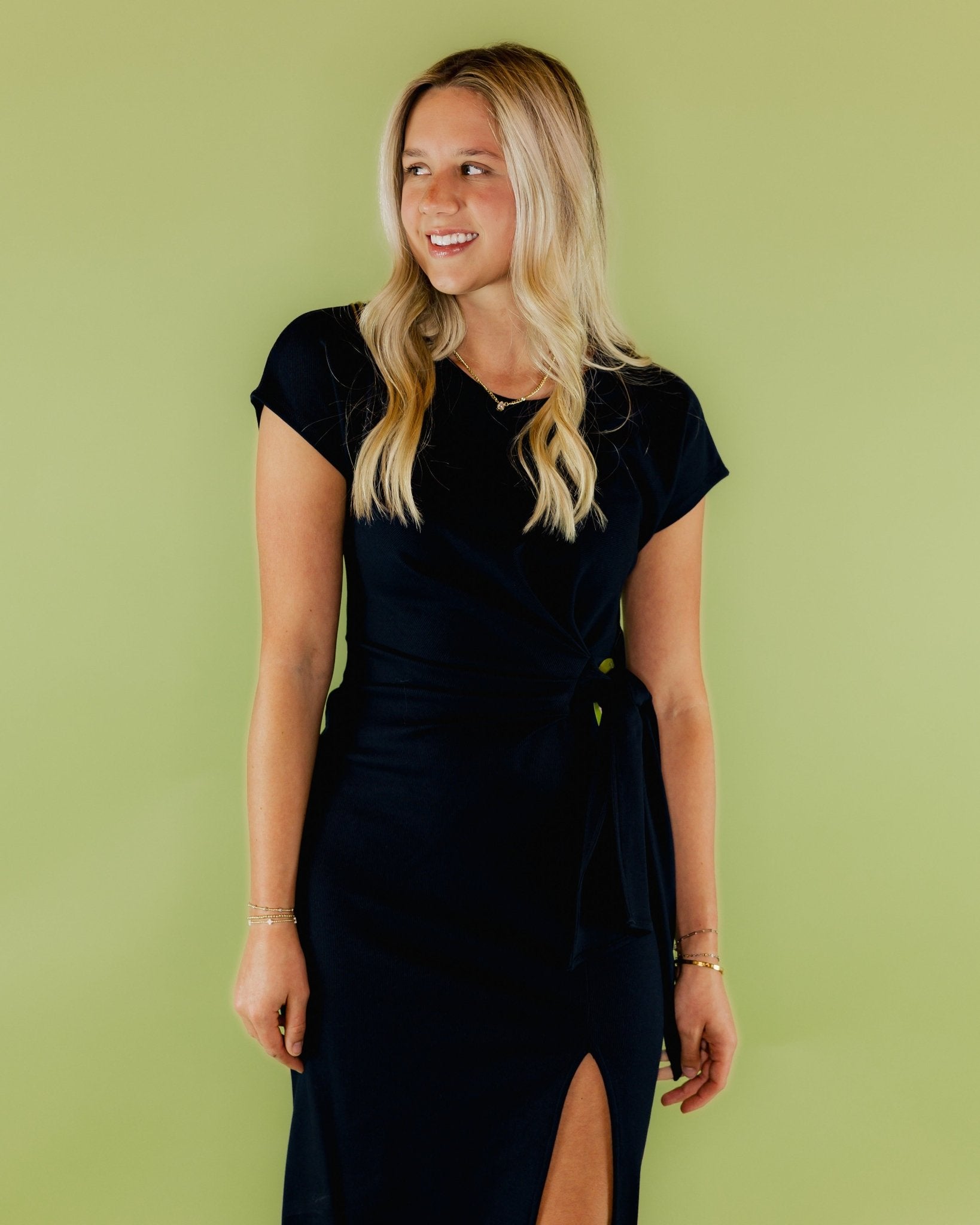 Marissa Side Knot Midi Dress - Olive You BoutiqueFIFTEEN - TWENTY INC.228001