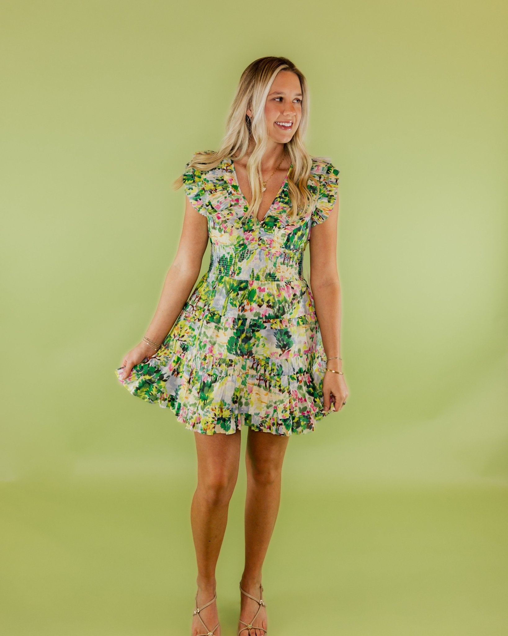 Garden Mini Dress – Olive You Boutique