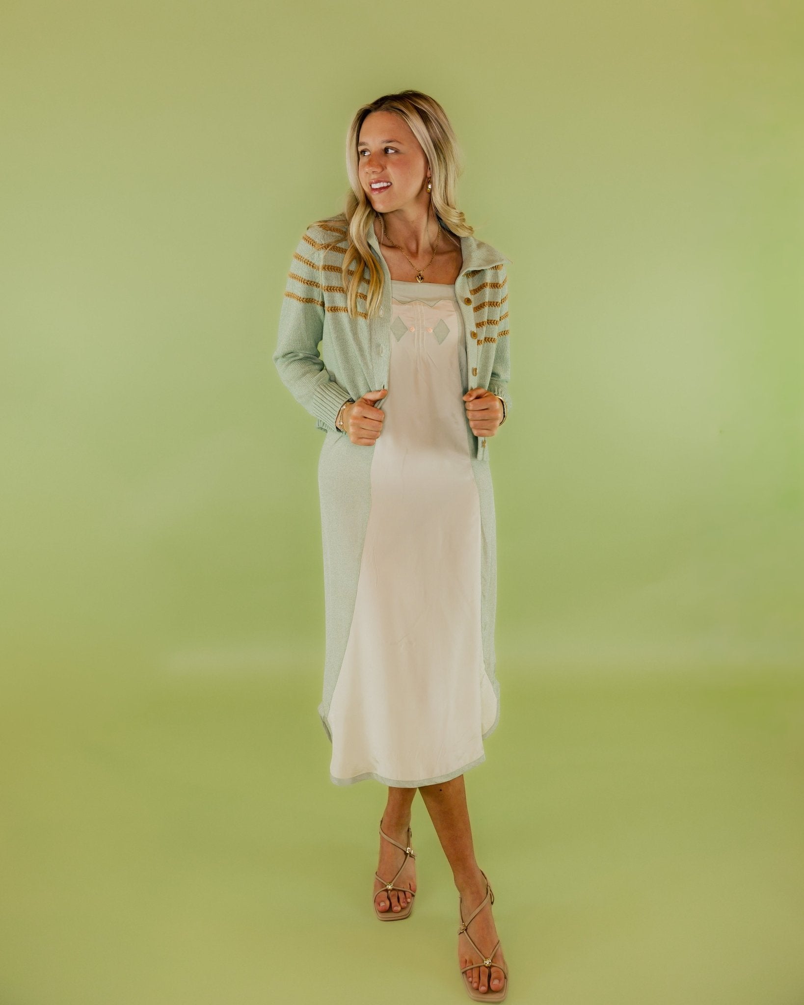 Sonata Spaghetti Strap Dress - Olive You BoutiqueTHE GREAT229210
